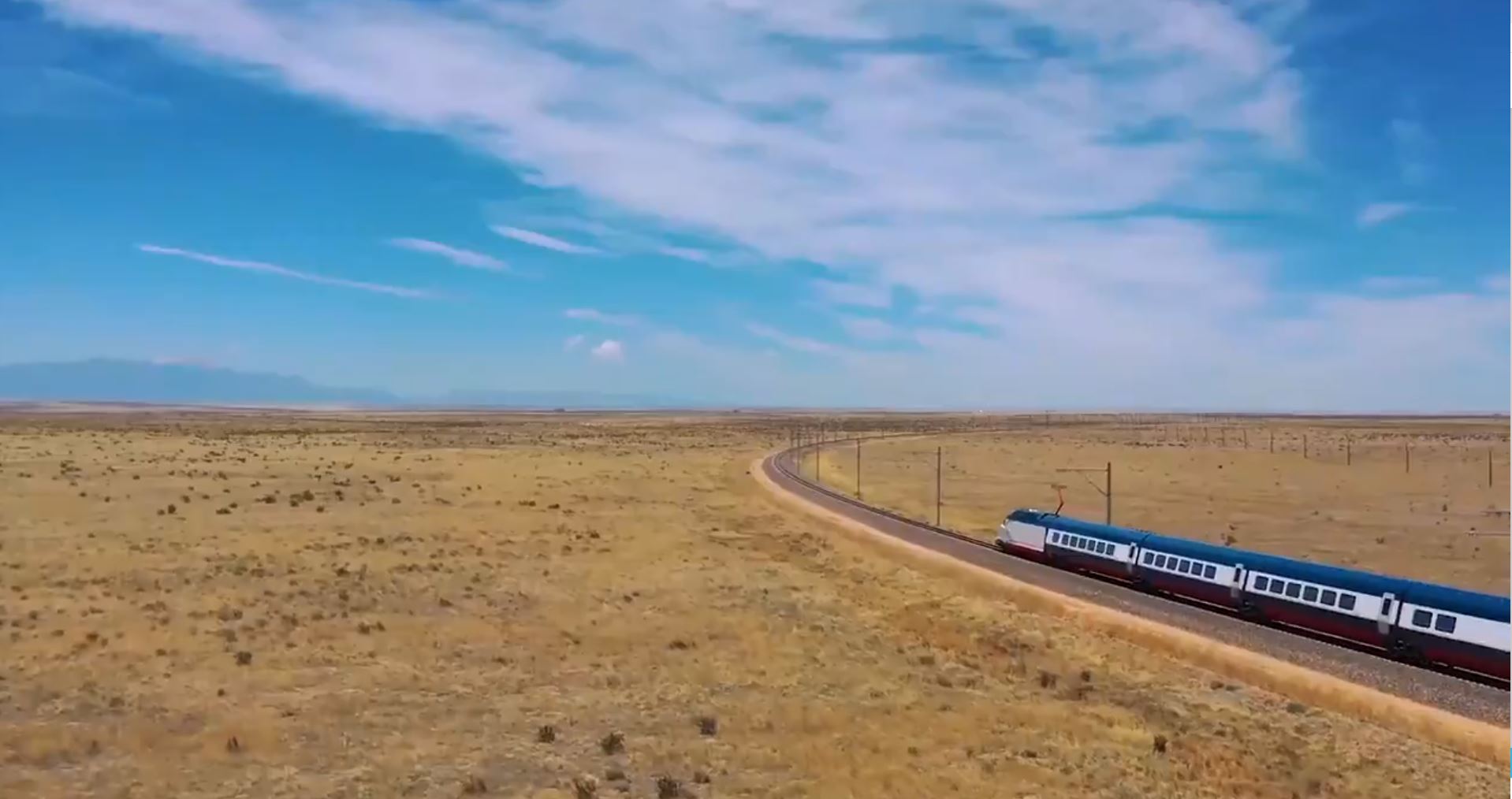 Pueblo Amtrak train test