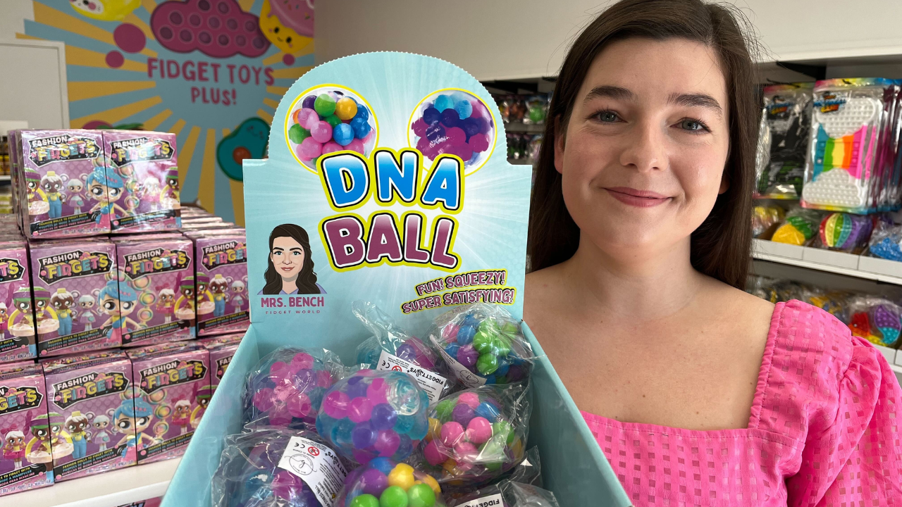 Math teacher opens fidget toy store