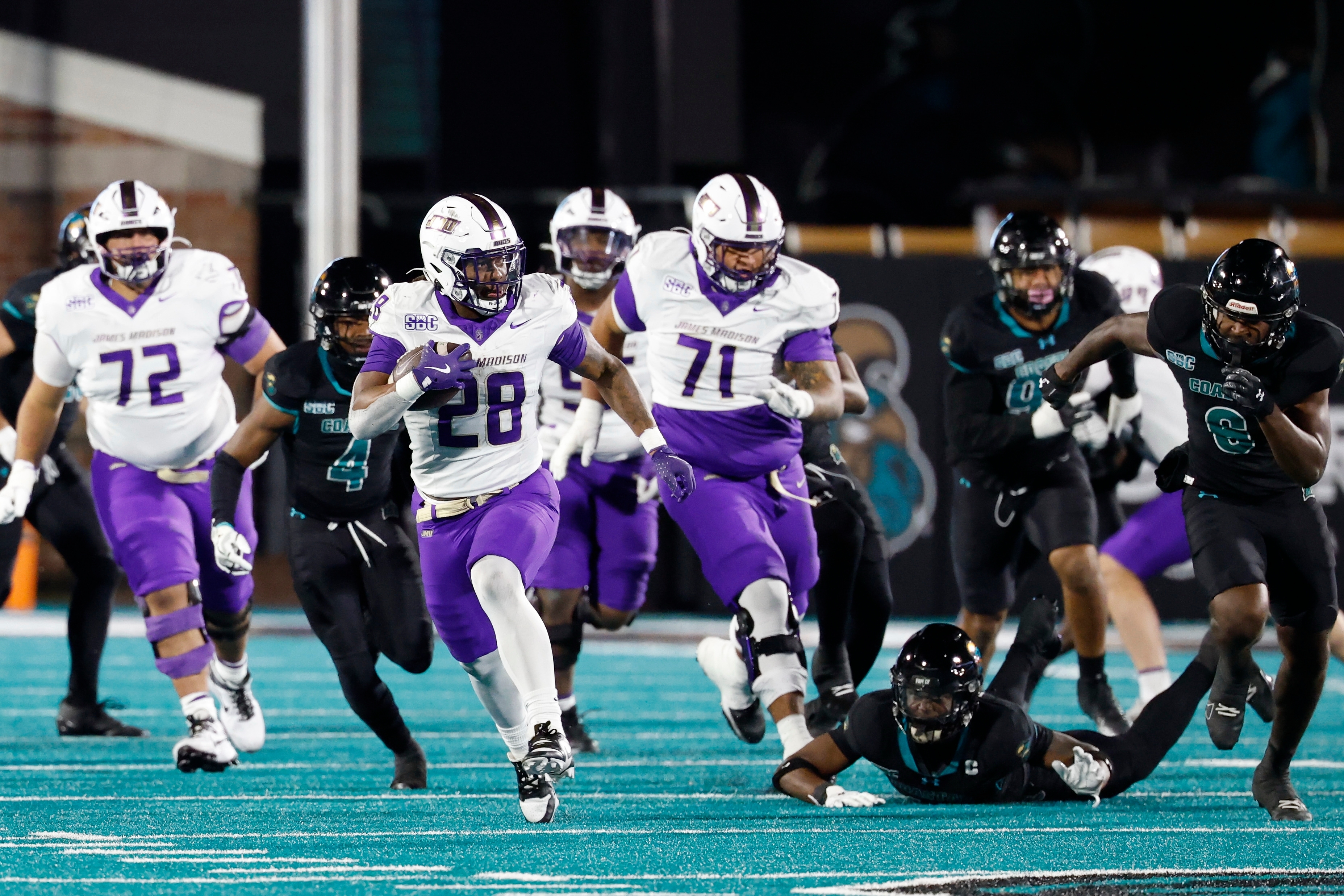James Madison Coastal Carolina Football