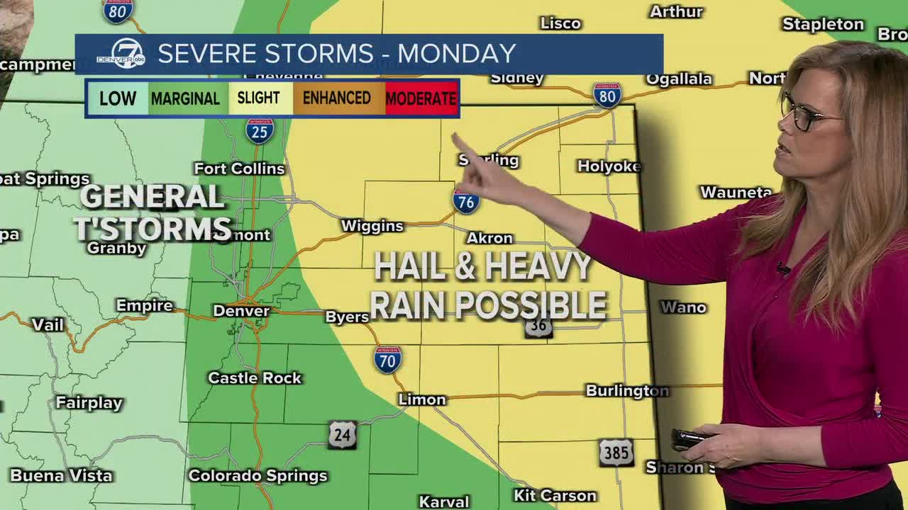 Severe outlook for Monday