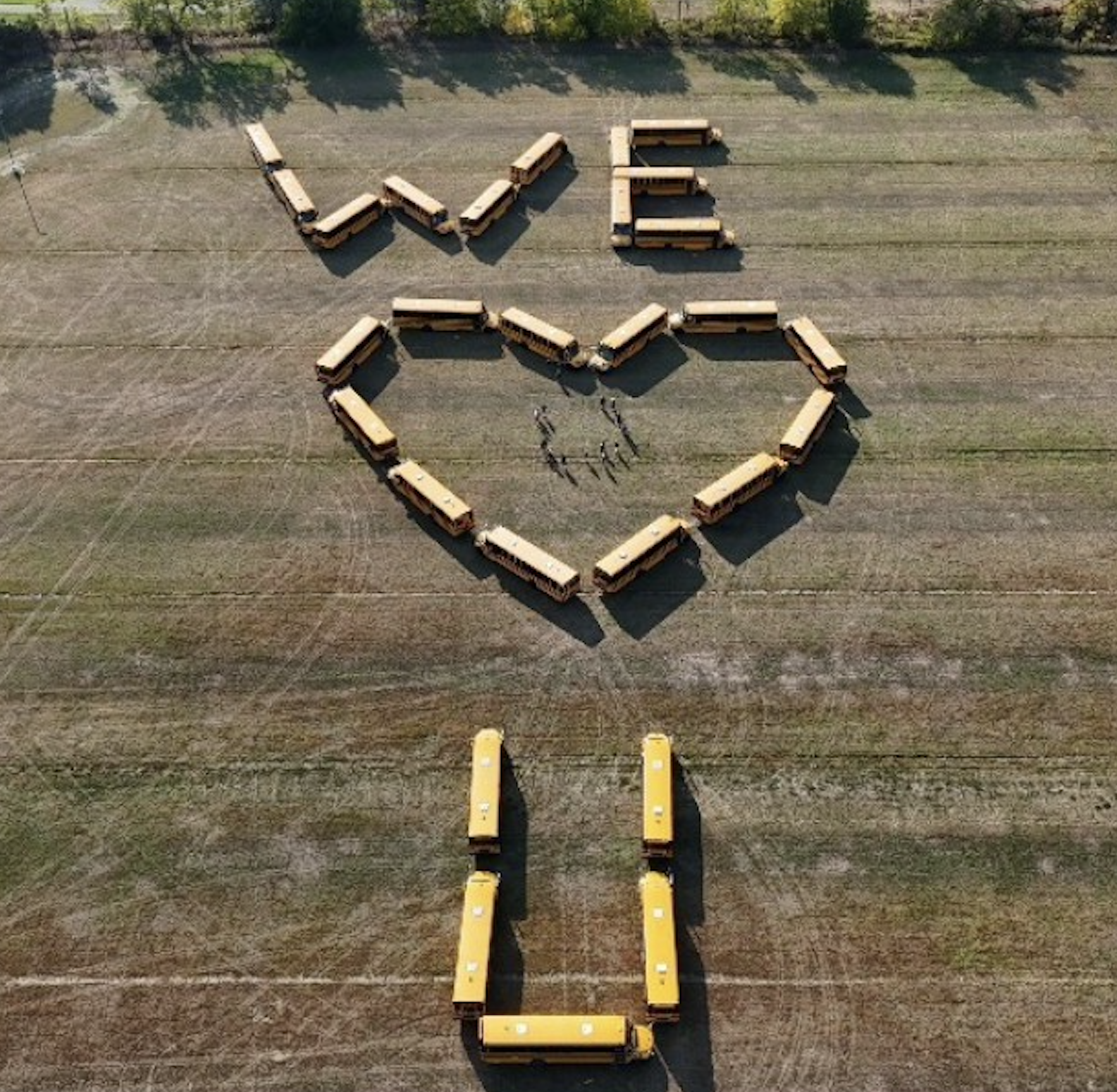 Message in a 'bus stop': dying man sees co-workers' heartfelt statement from above 