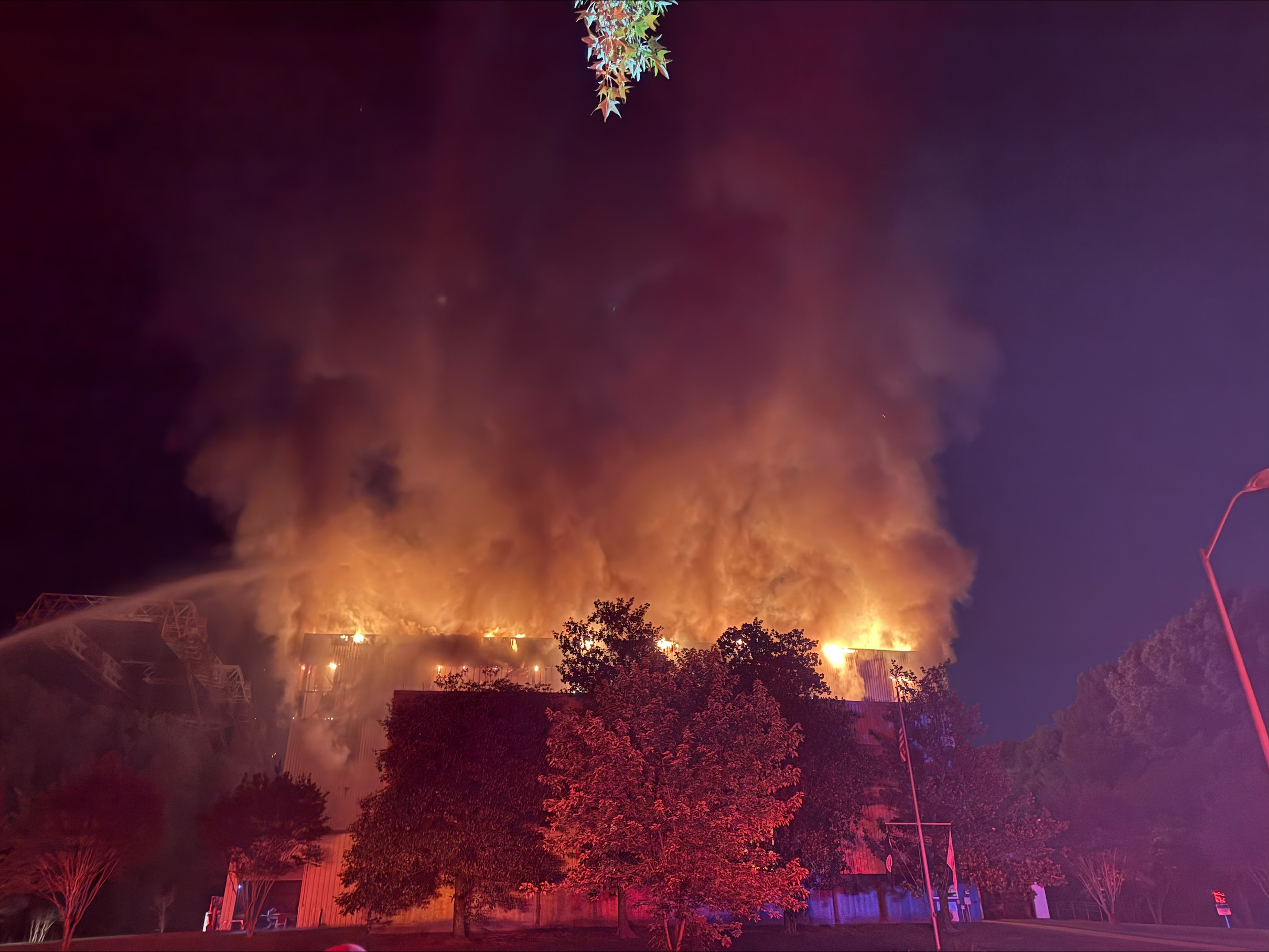 steam plant fire