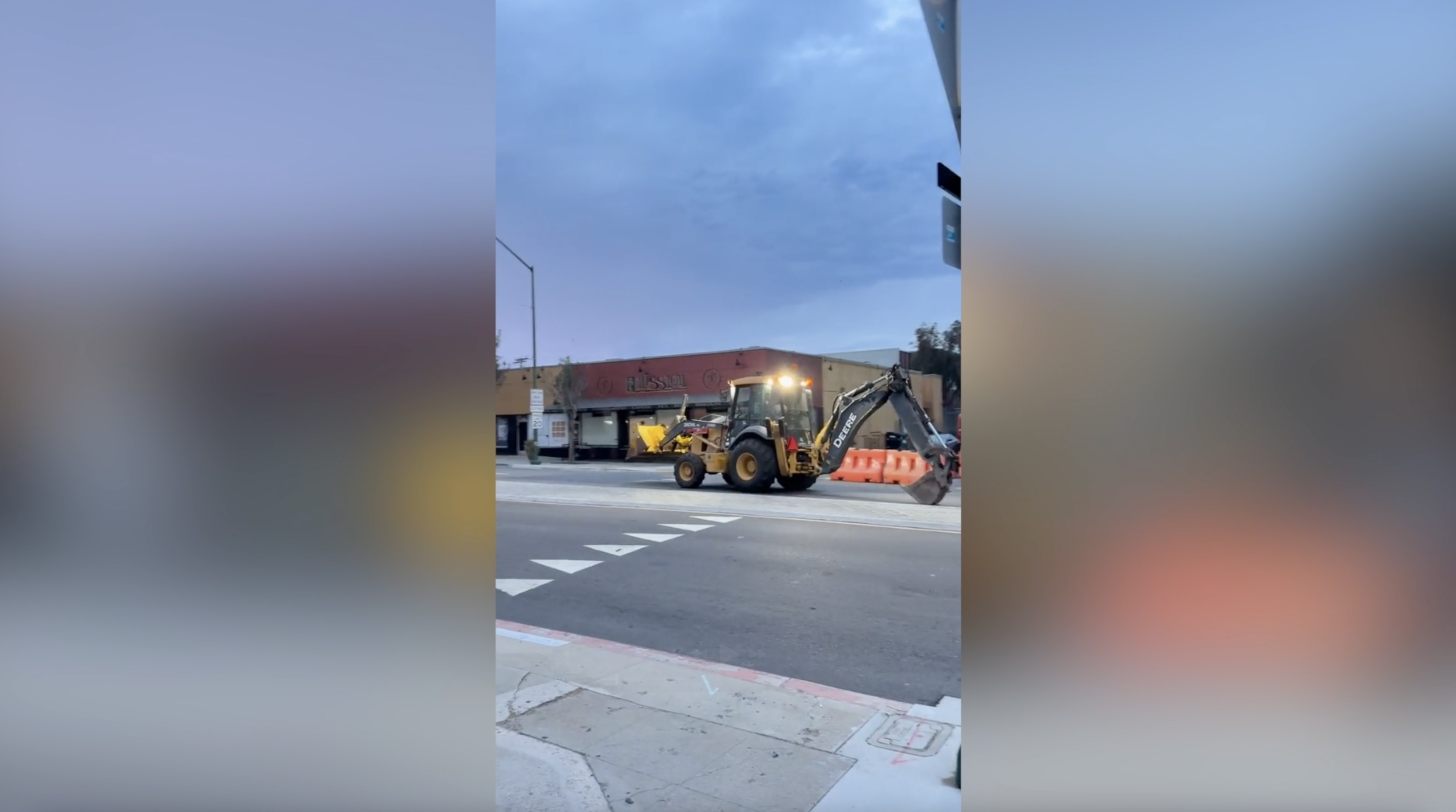 stolen construction equipment north park 