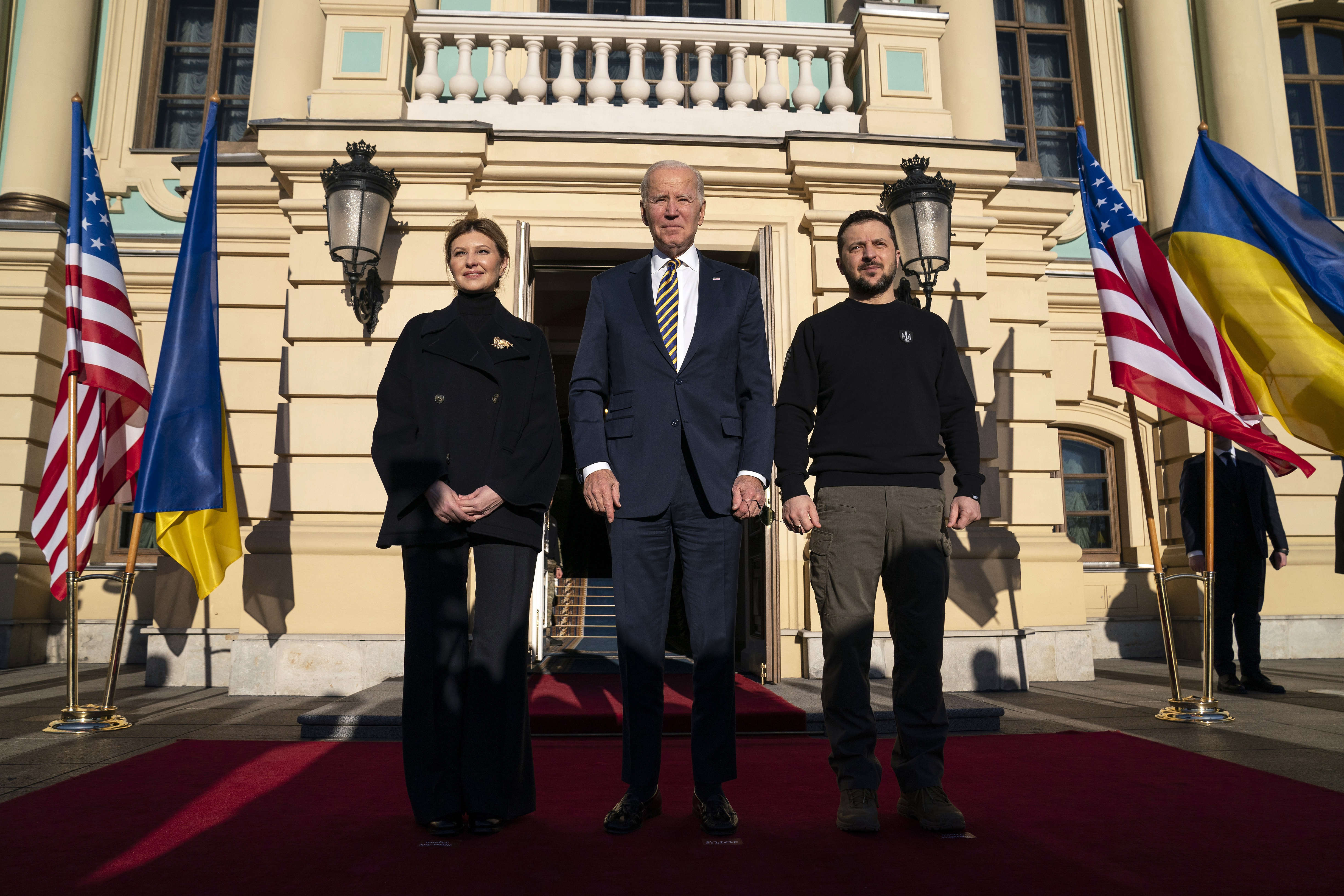 Joe Biden, Volodymyr Zelenskyy, Olena Zelenska