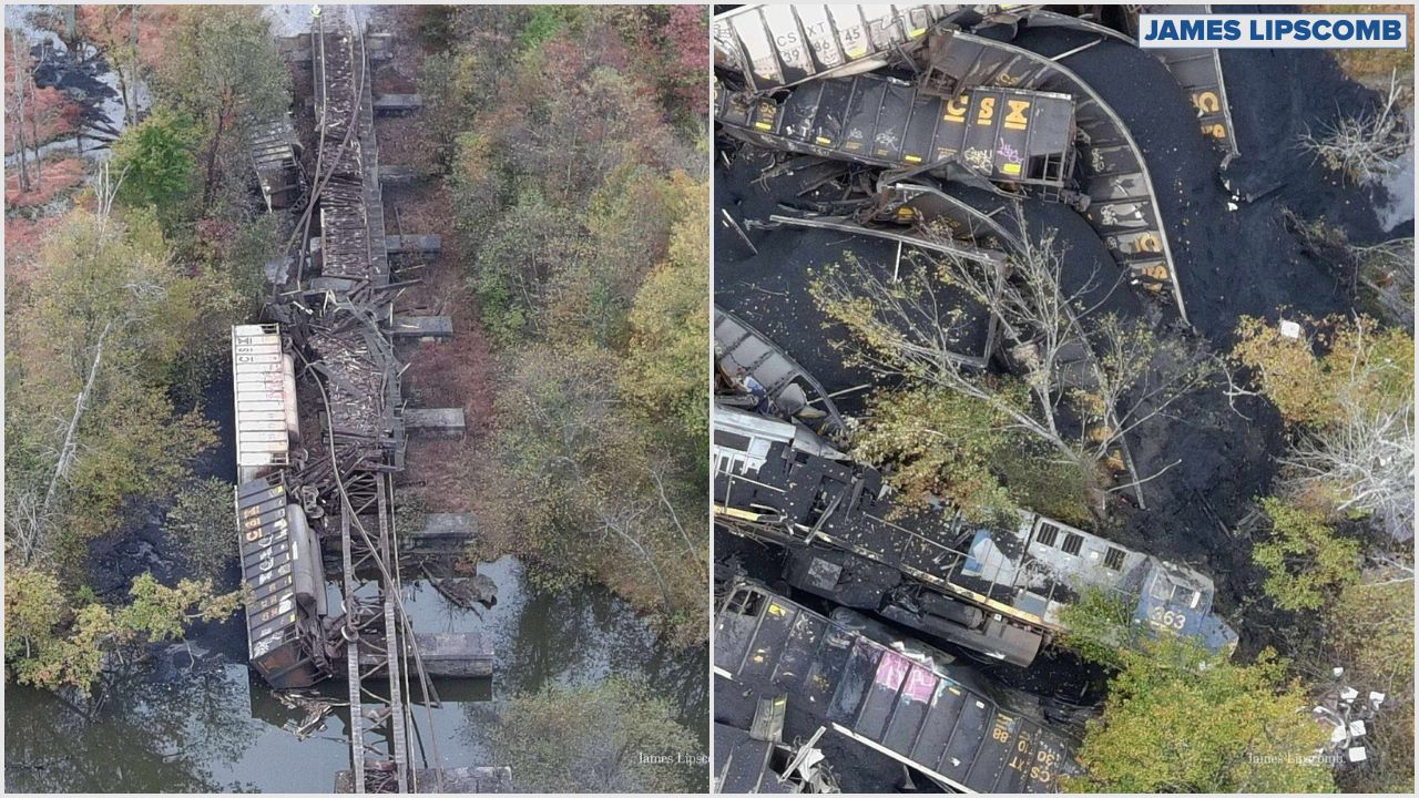 CSX Train Derailment Coal Spill New Kent County 