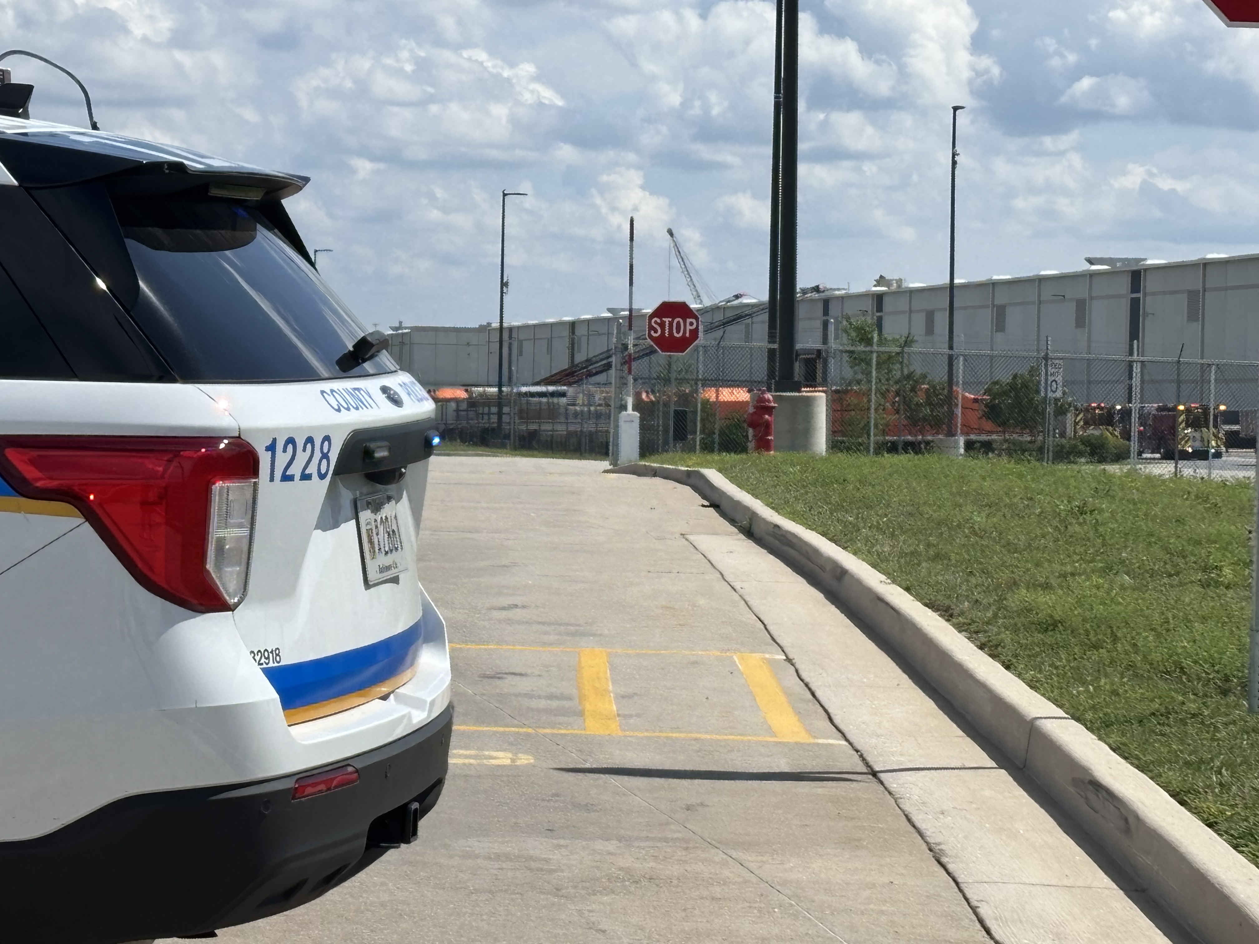 Fire at Home Depot Distribution Center