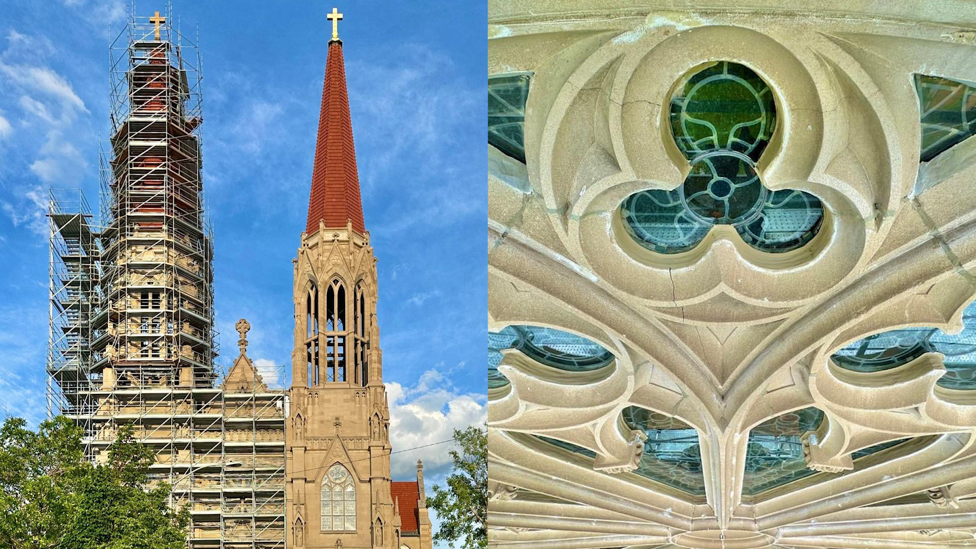 Cathedral of St. Helena restoration work
