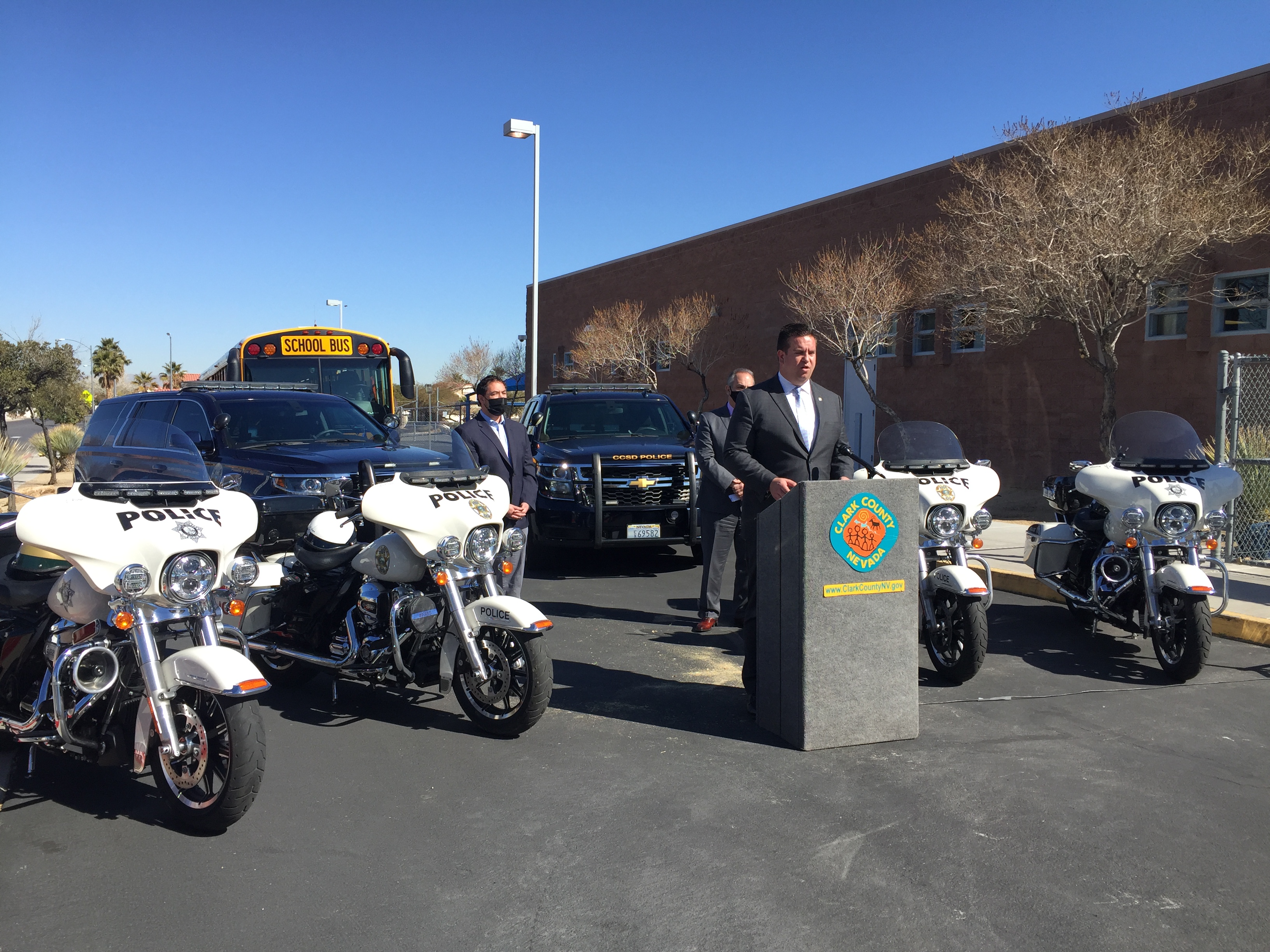 Local leaders urge drivers to slow down to save lives ahead of Monday, when many of CCSD's youngest student will return to school buildings