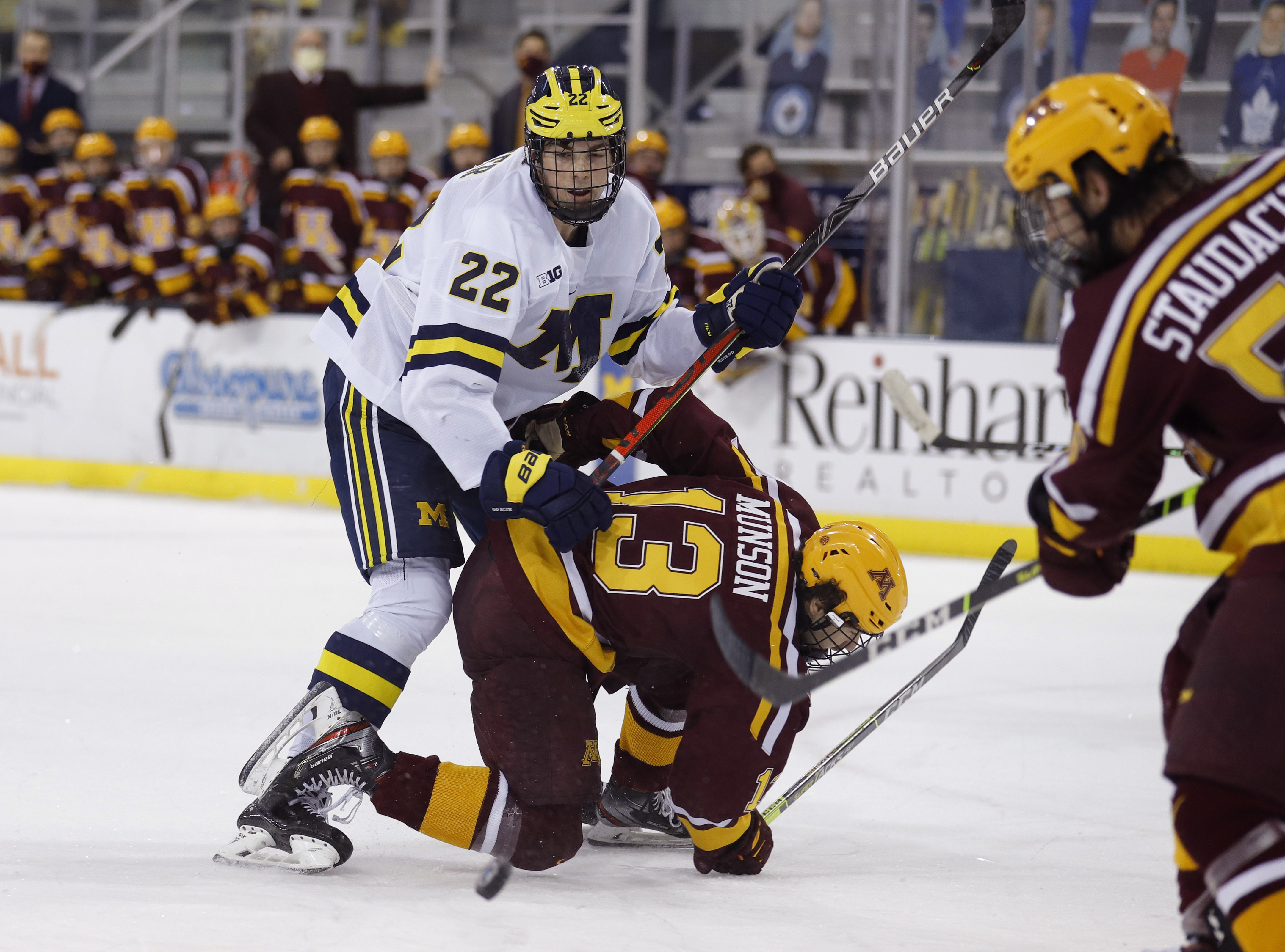 Owen Power Minnesota Michigan Hockey