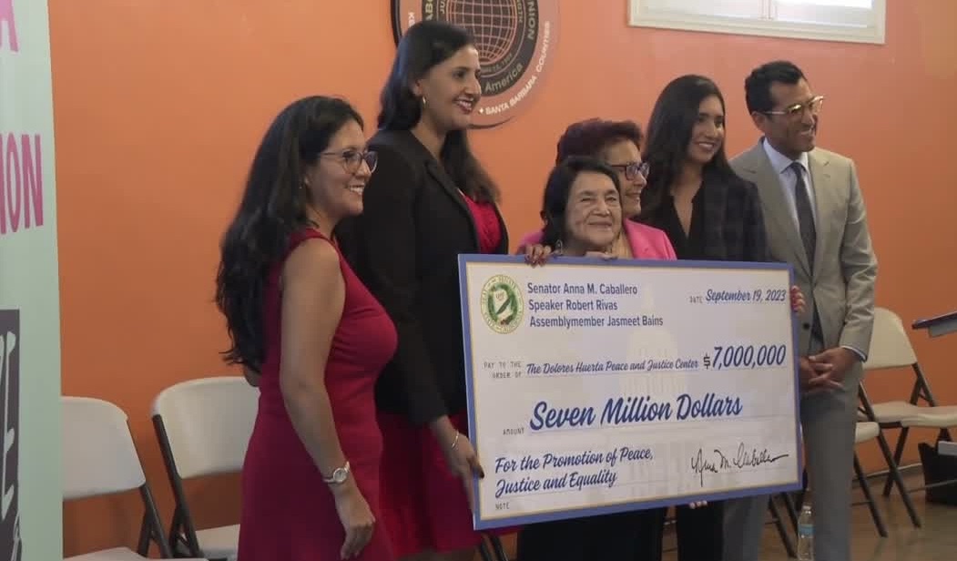 Dolores Huerta Foundation receives $7 million check