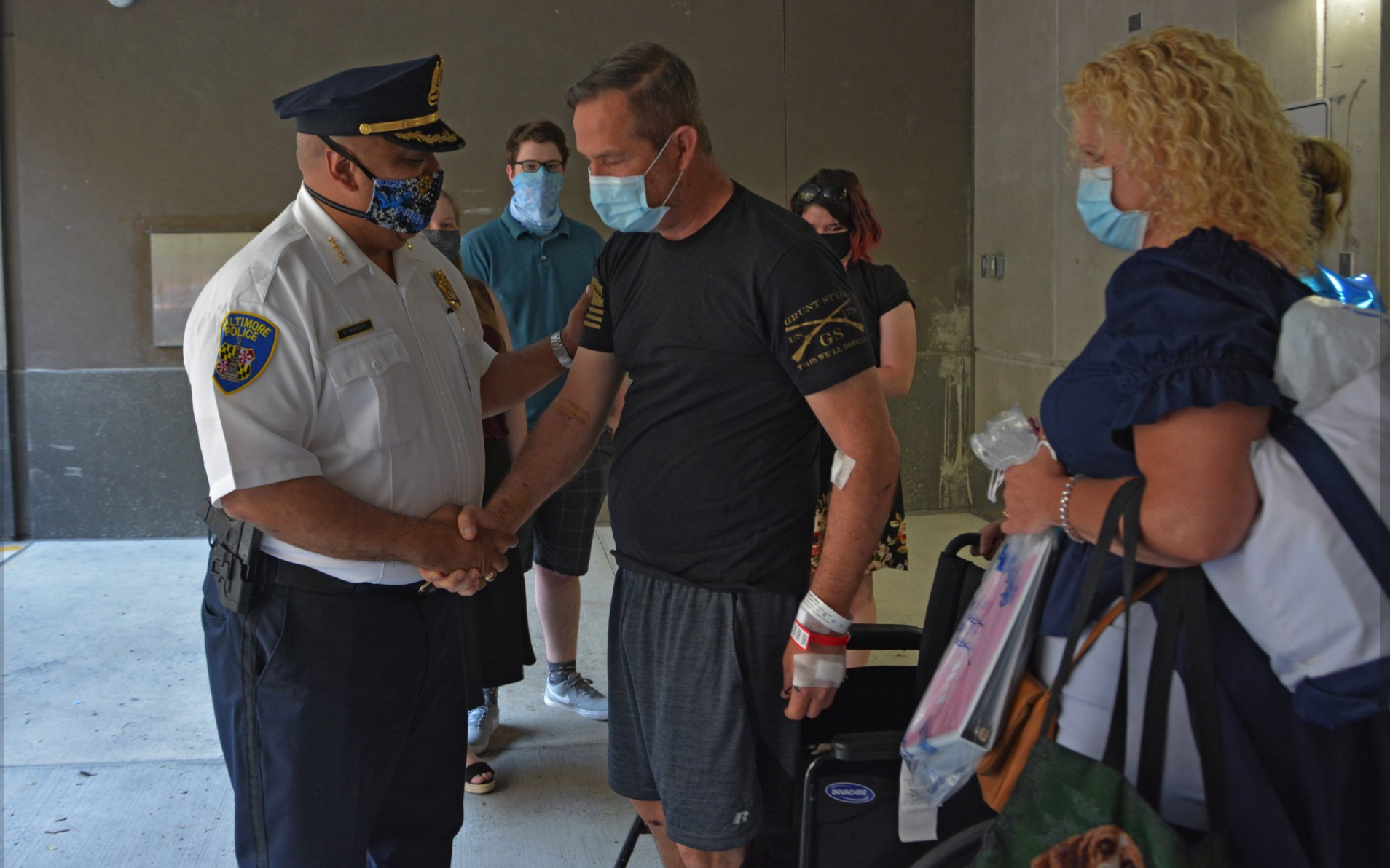 Officer Brian Burke hospital release