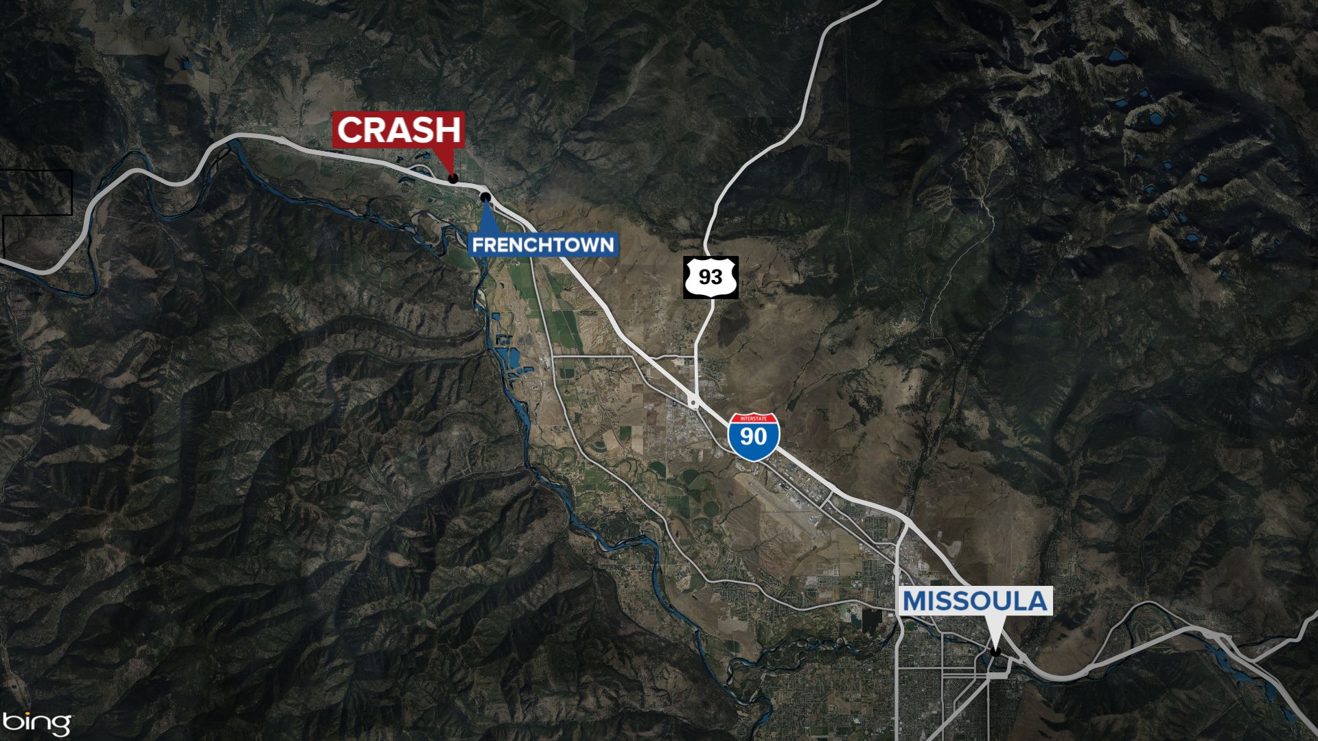 Deadly crash reported in Missoula County