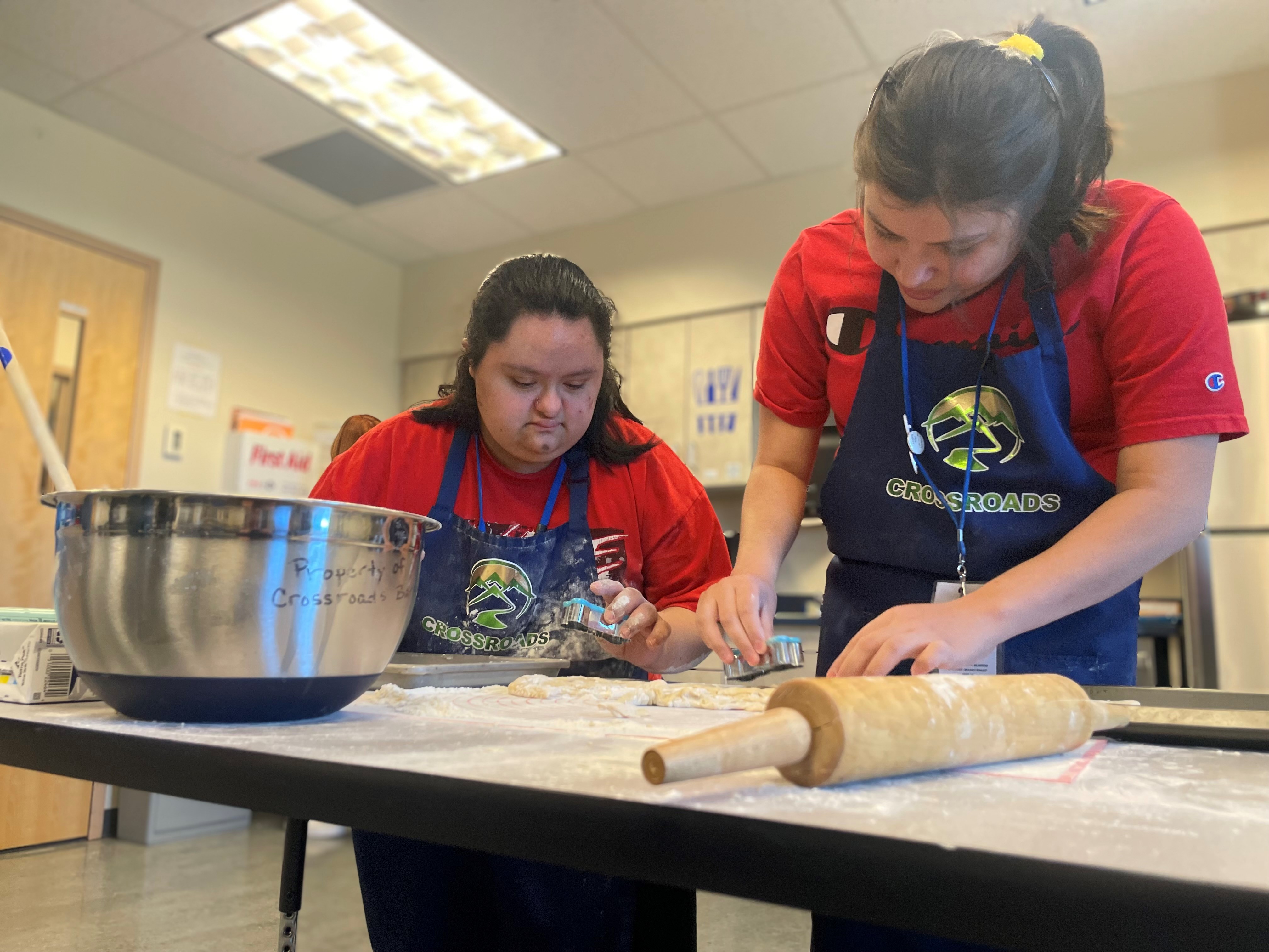 Katerin and Lupita are two students with disabilities at the Crossroads Transition Center, trying to secure employment after graduating high school.