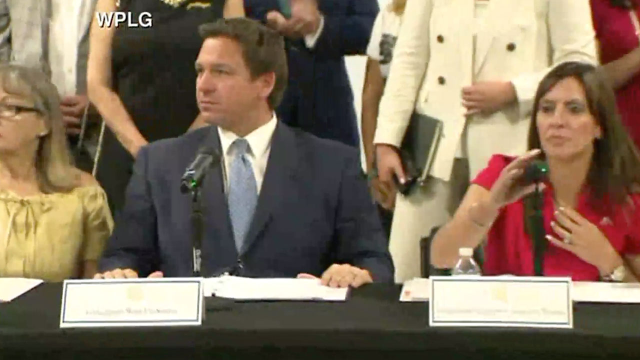 Gov. Ron DeSantis roundtable discussion in Miami amid Cuba protests, July 13, 2021