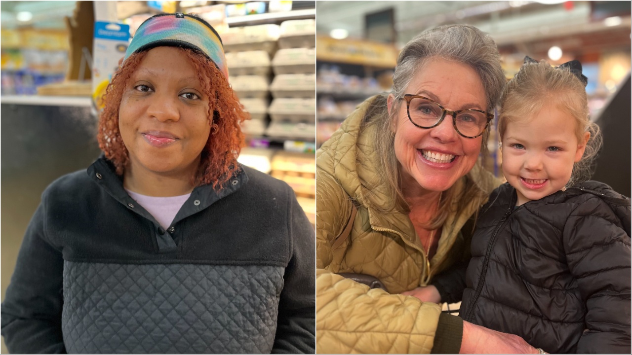 Shoppers react to egg prices