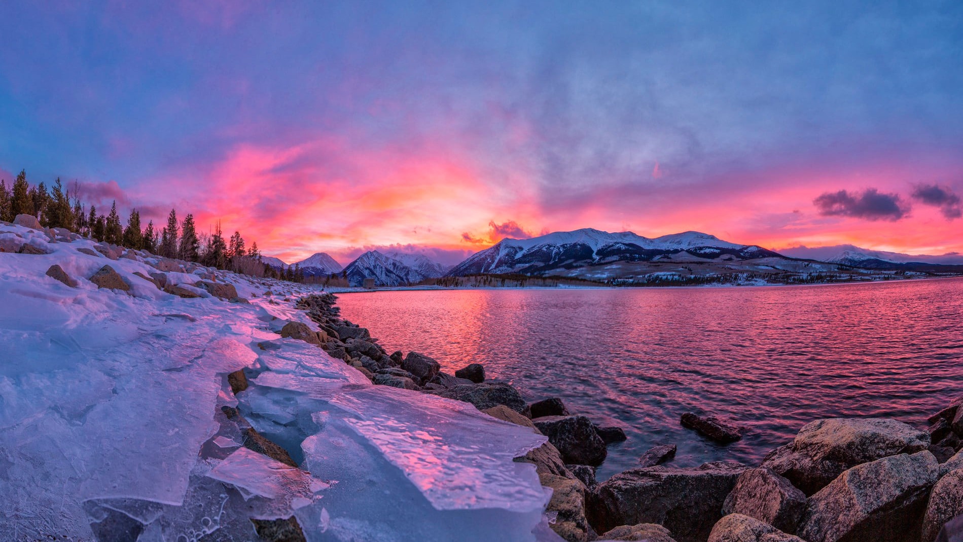mt elbert Forebay sunset Joe Randall