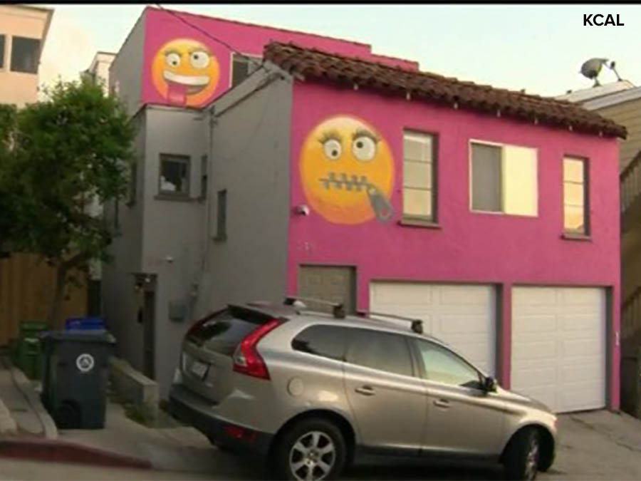 KCAL Emoji house