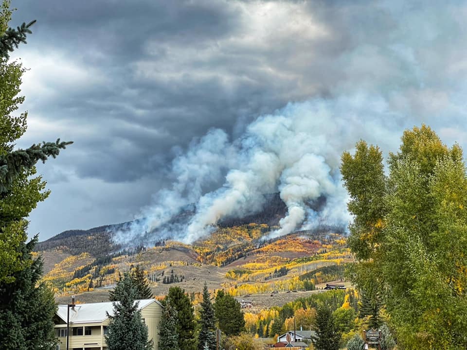 Ptarmigan Fire Sept 29 2021