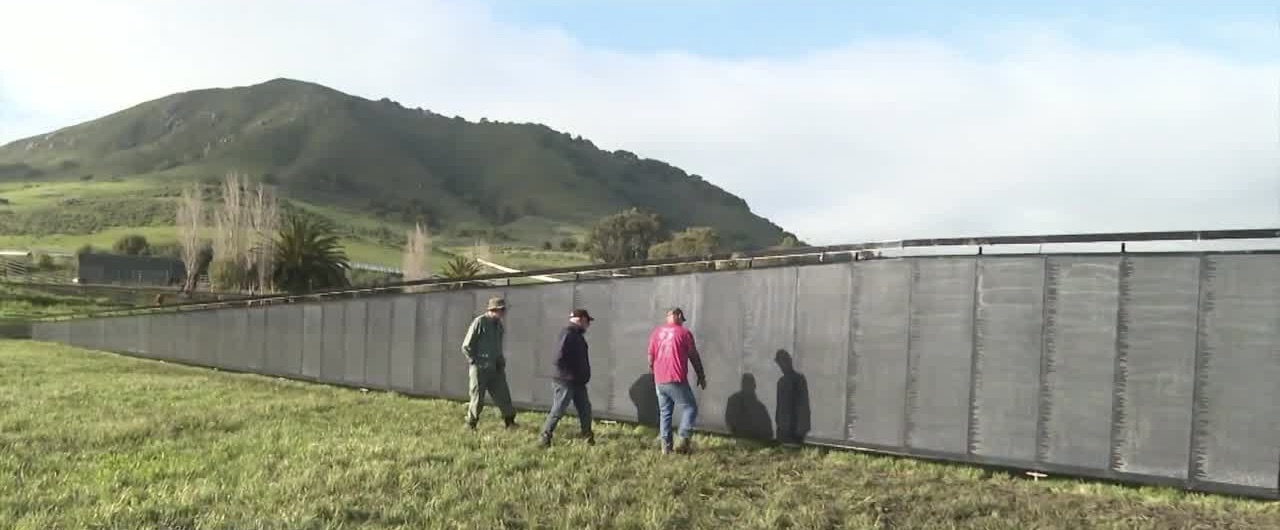 Vietnam Wall replica in San Luis Obispo