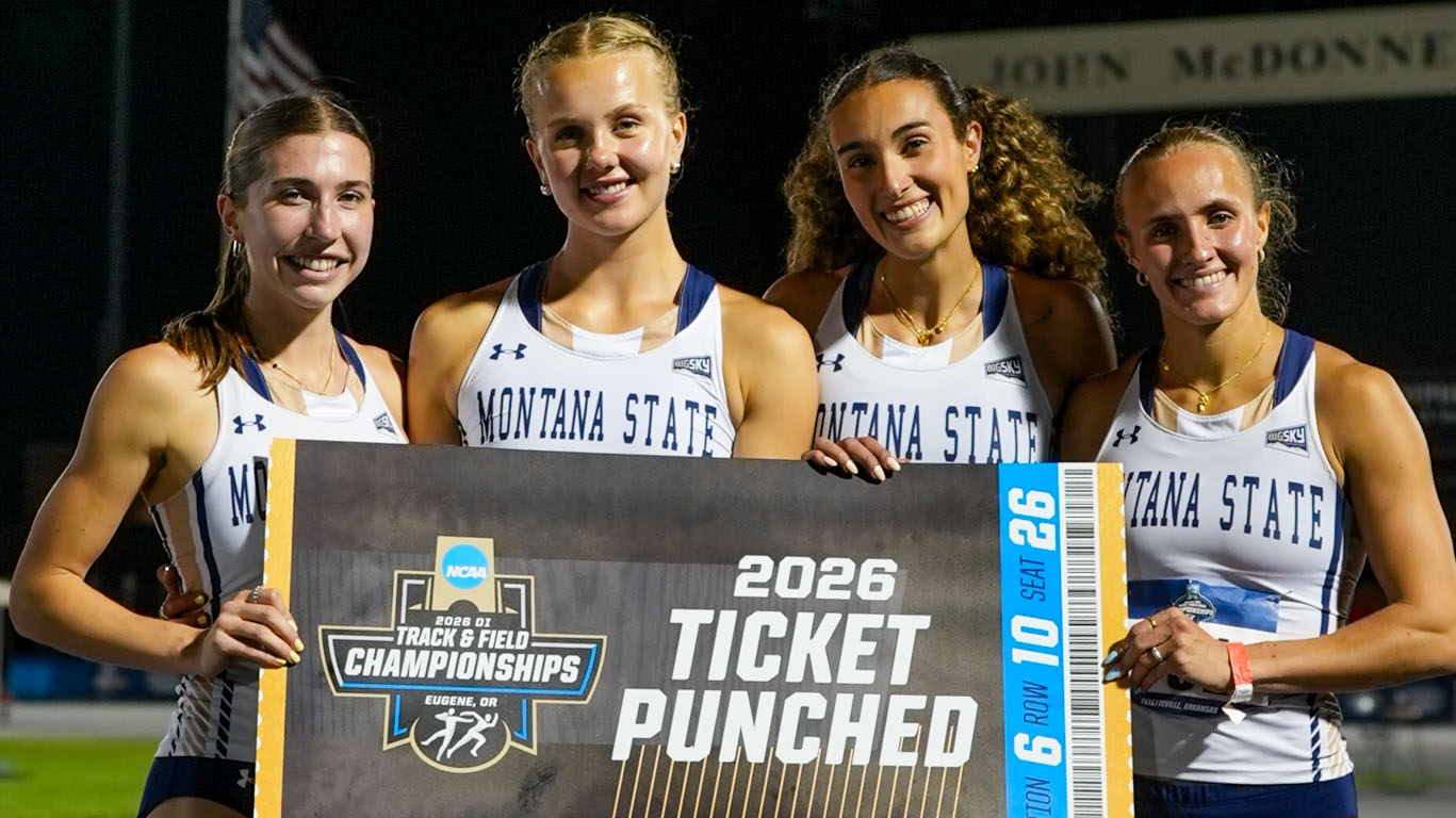 Montana State relay team