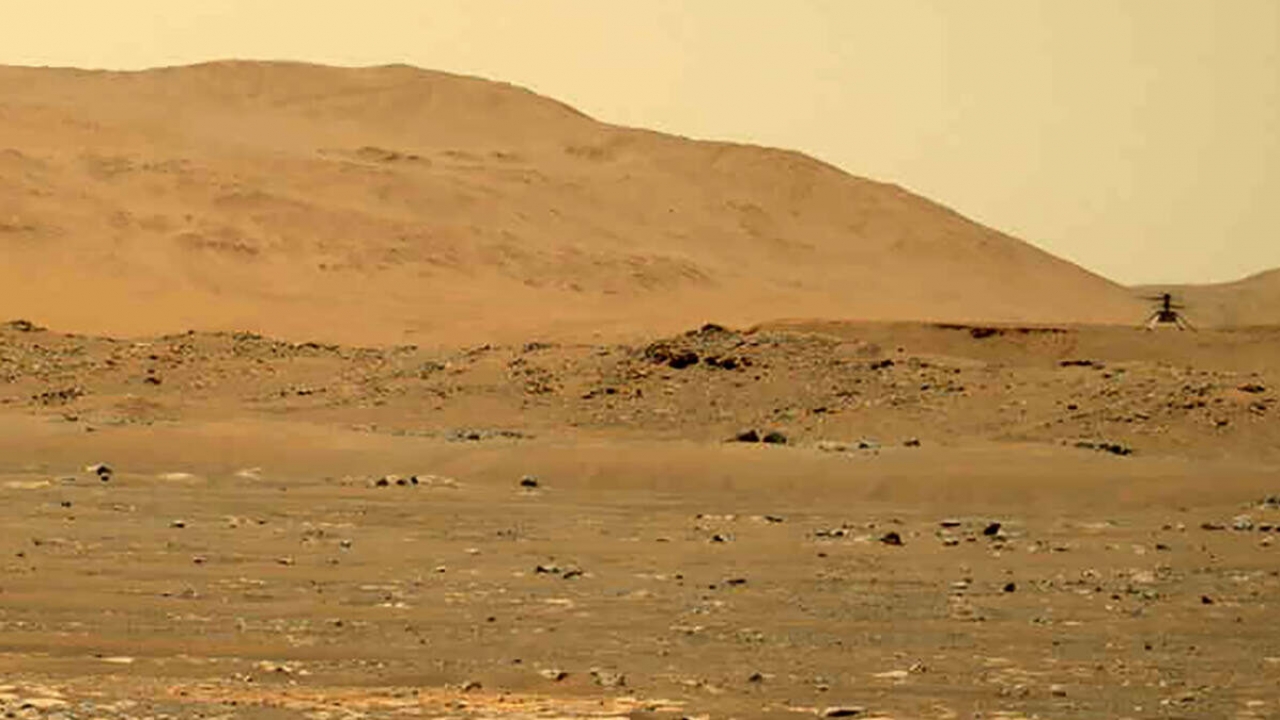 Image of the surface of Mars.