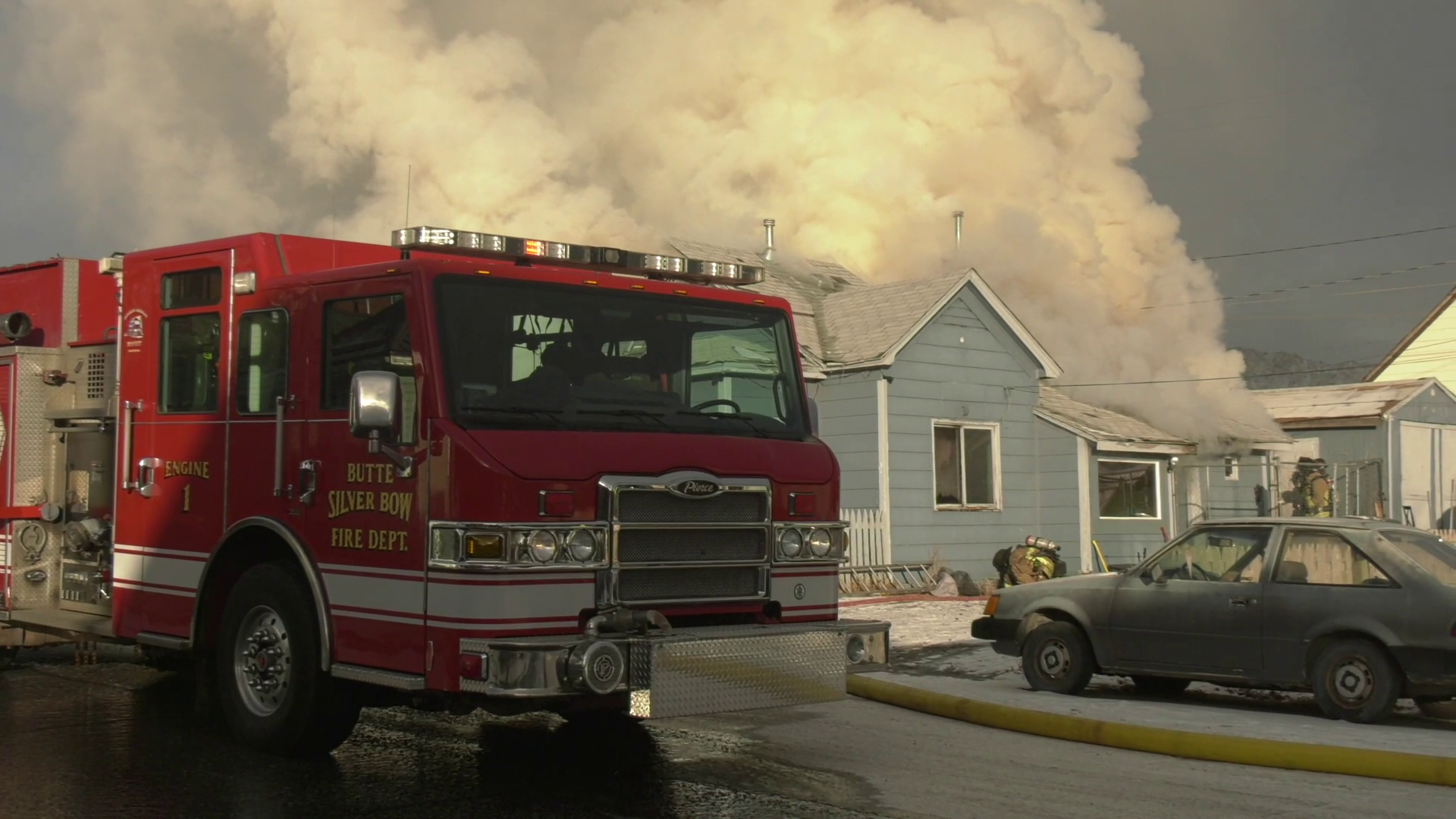 Emergency crews respond to house fire in Butte (December 16, 2021)