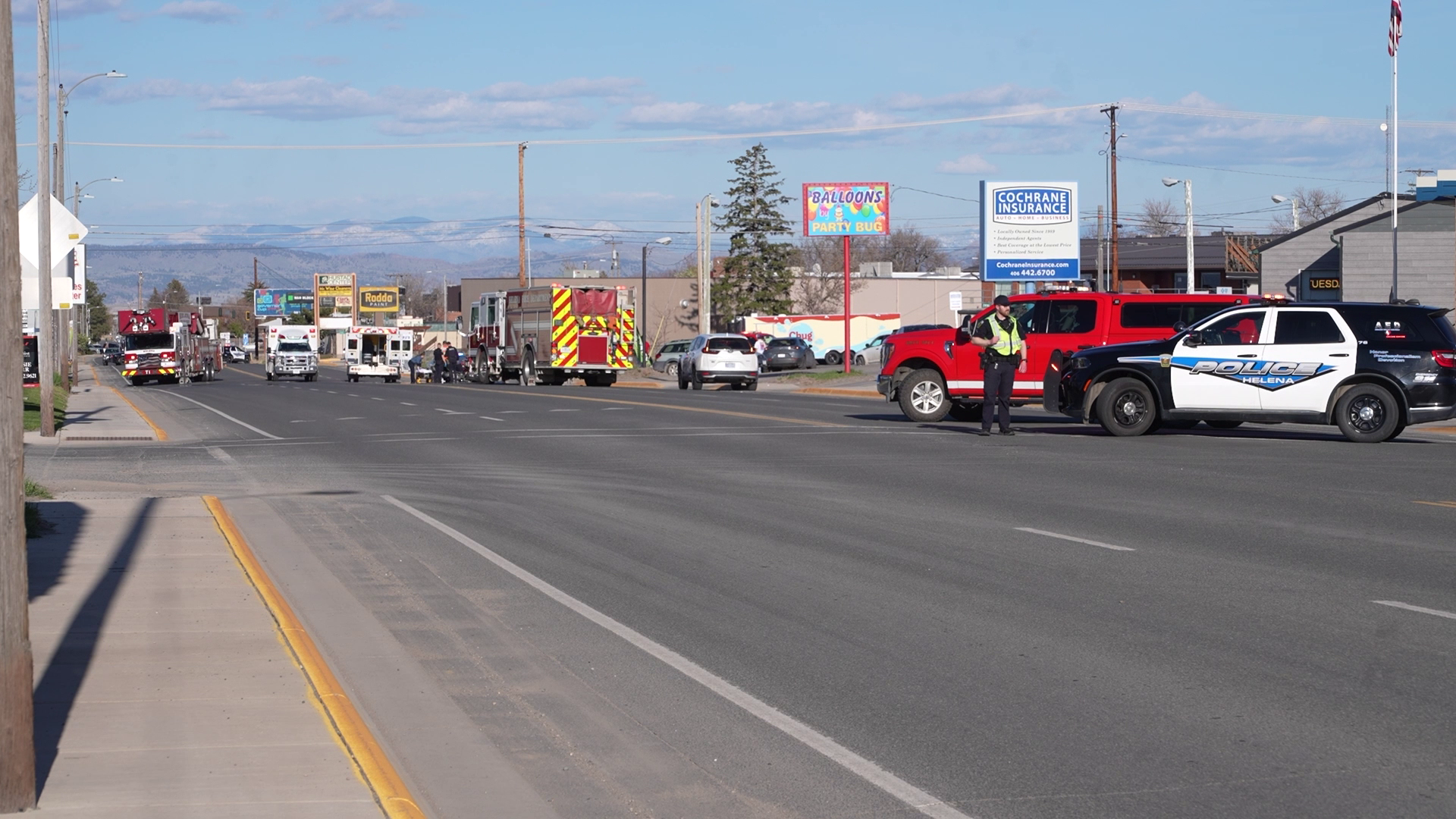 1 person taken to hospital after collision in Helena