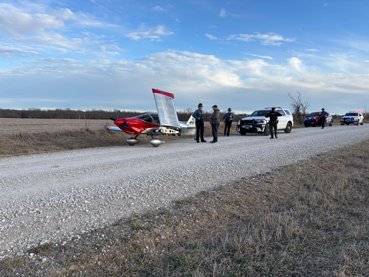 Plane lands in Overland Park.jpg