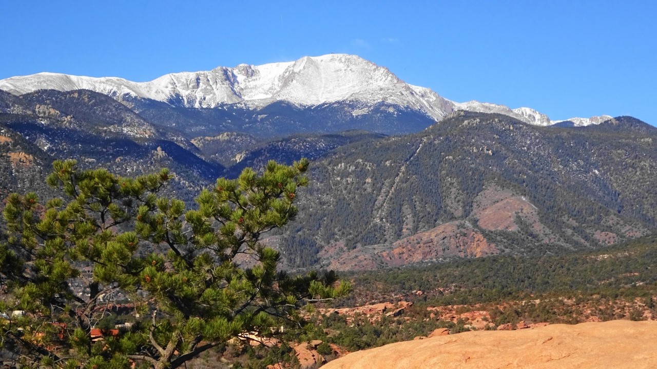 Manitou Incline and Pikes Peak