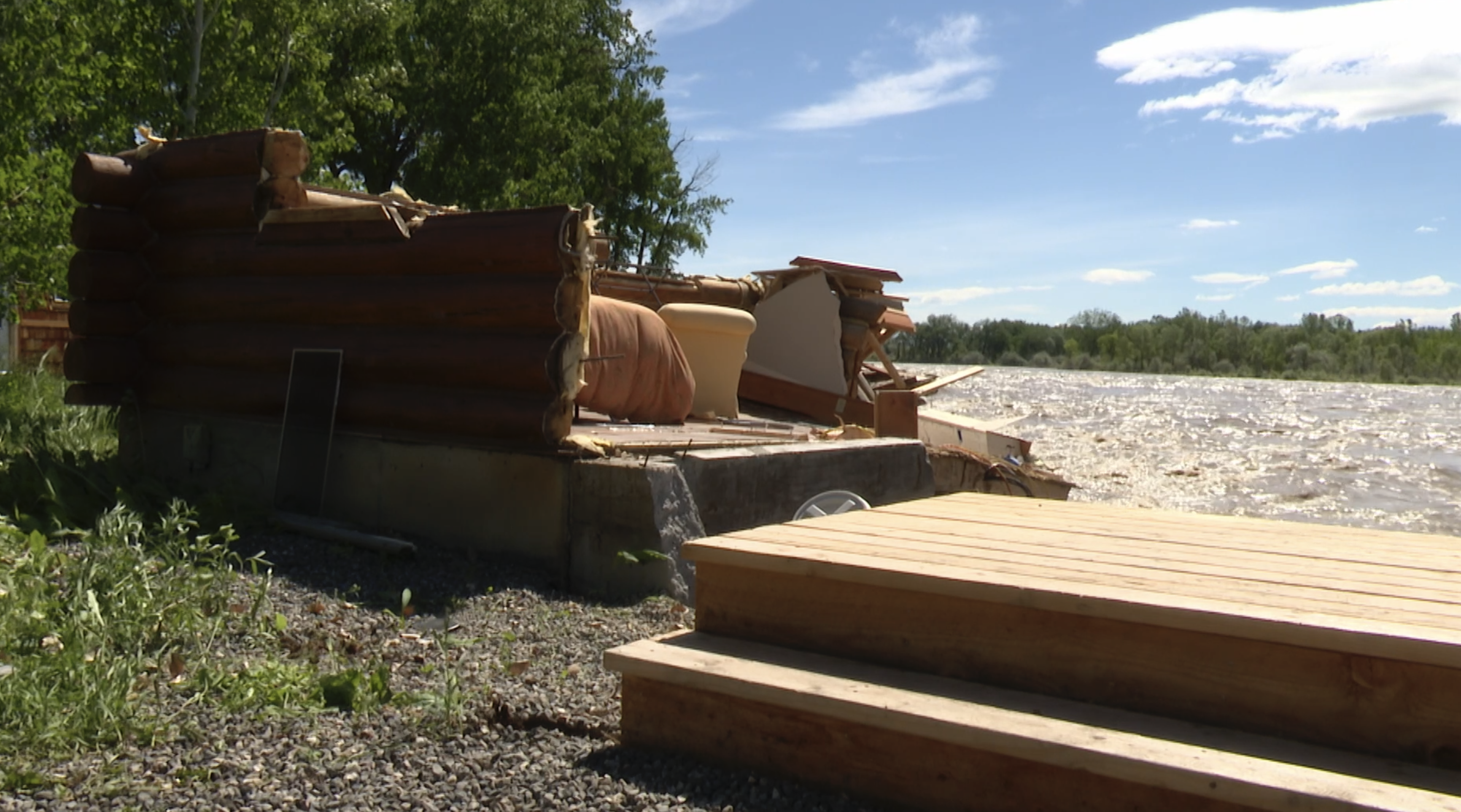 Park City home washed away