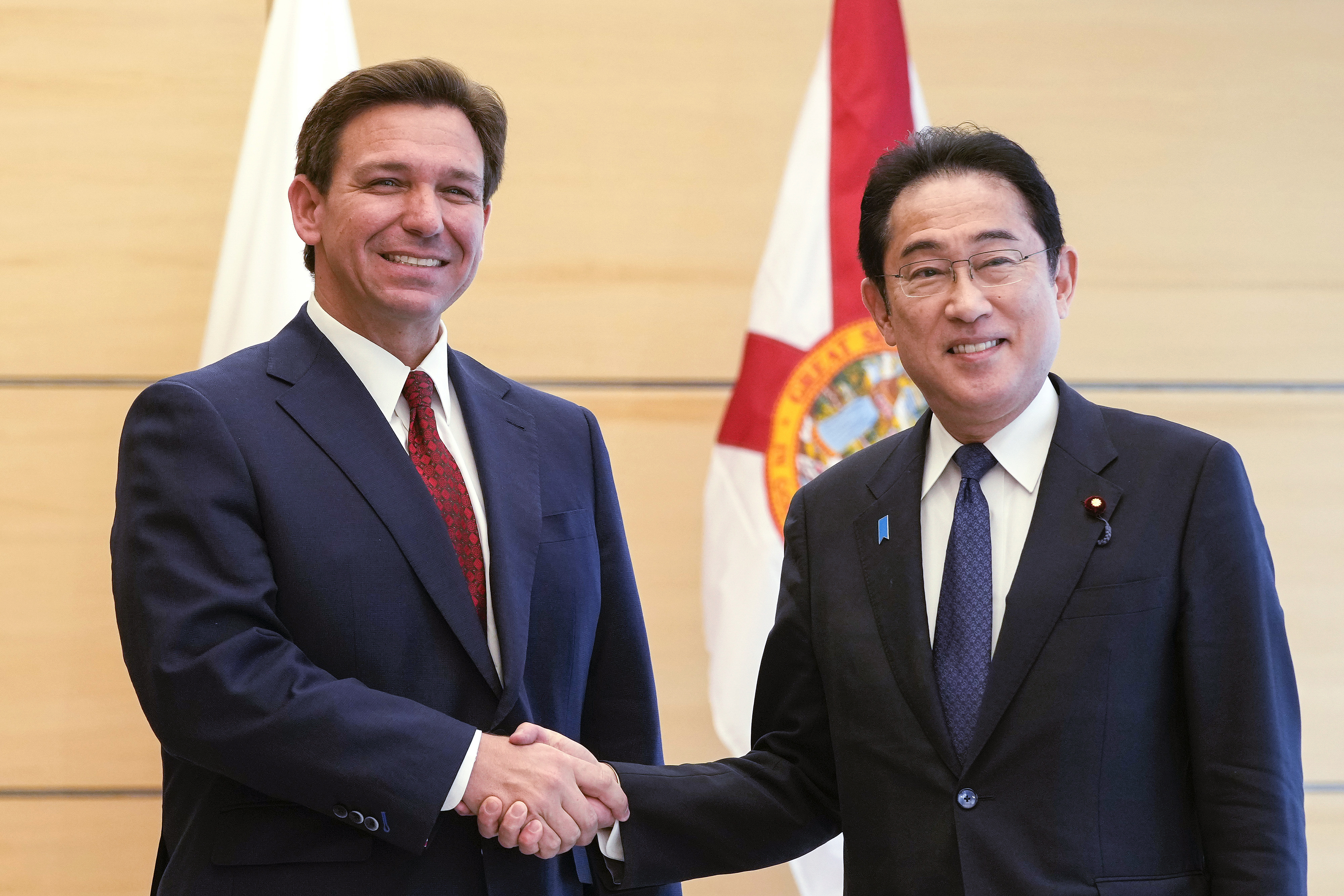 Fumio Kishida, Ron DeSantis