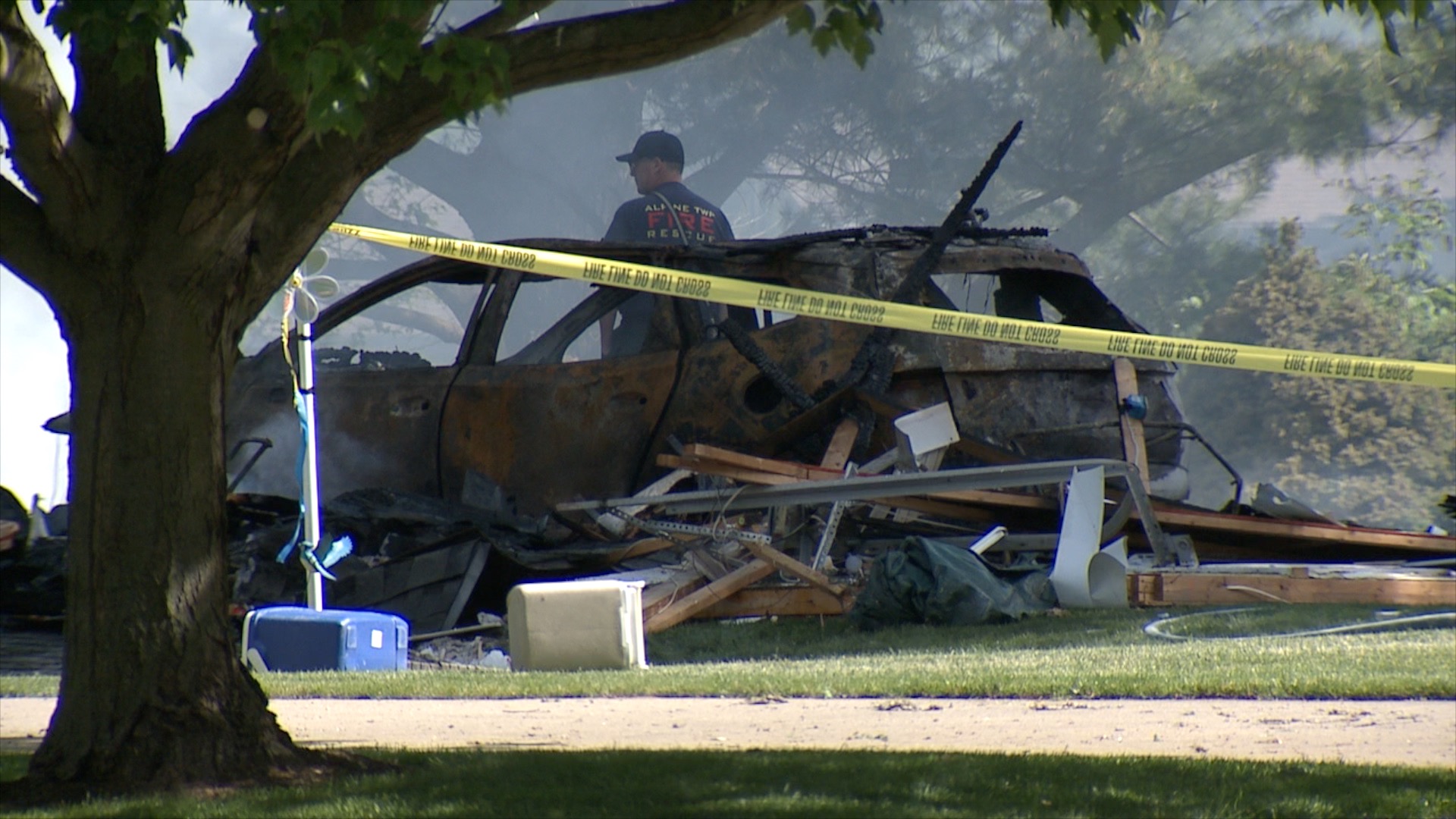 Plainfield Township Home Explosion