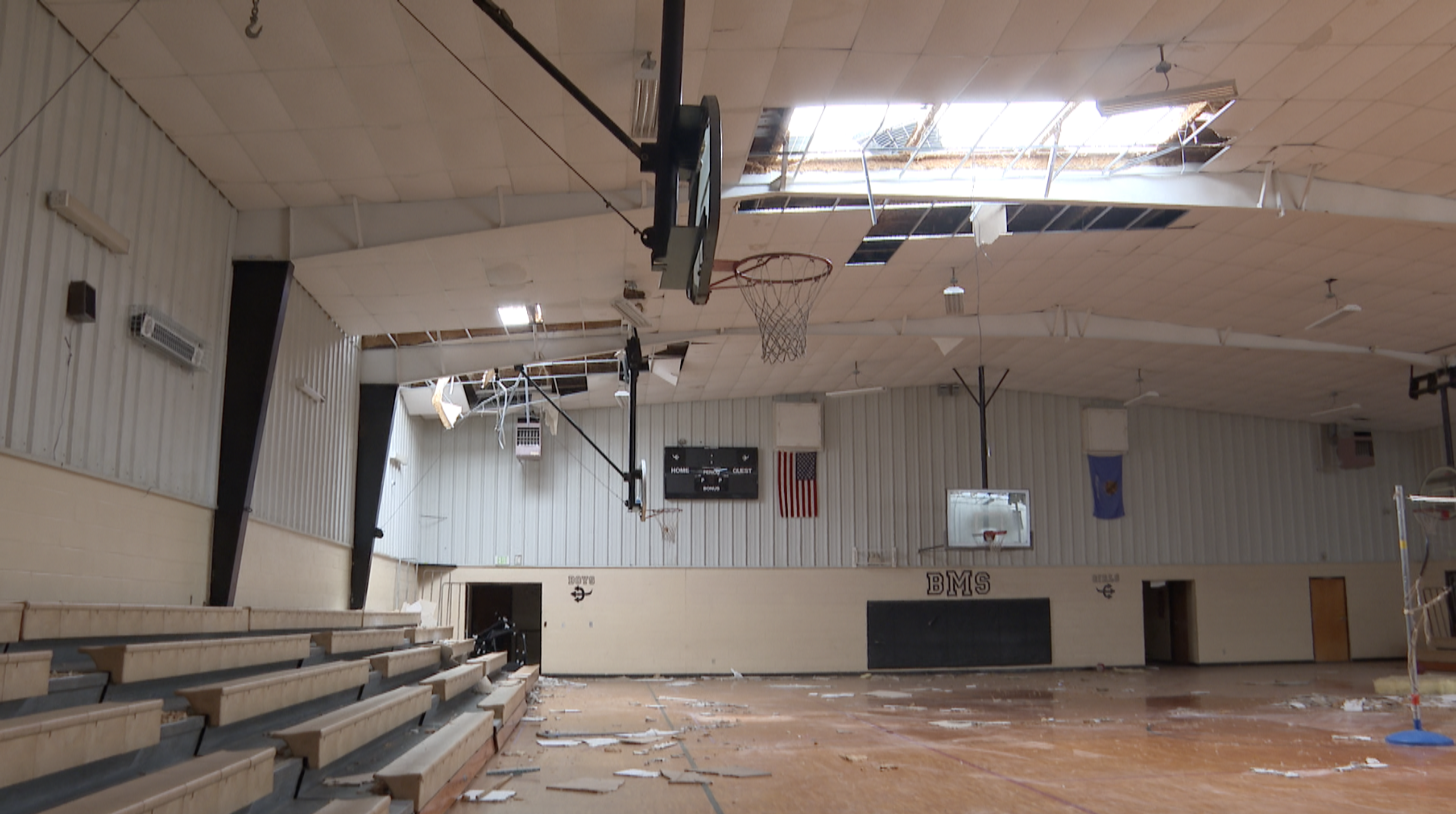 BEGGS SCHOOL CLOSED FOR DAMAGE - PARENTS AND COMMUNITY ADJUSTING