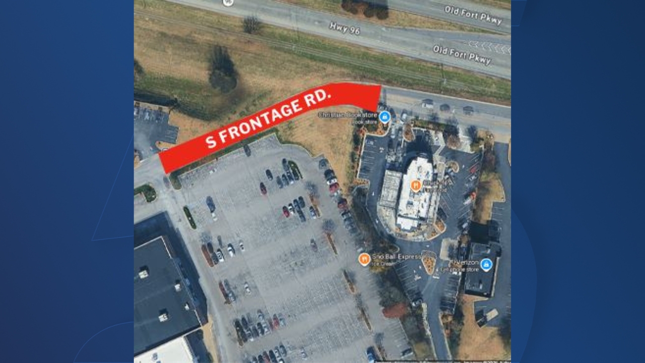 Frontage Road near Chick-fil-A closed for sewer repairs