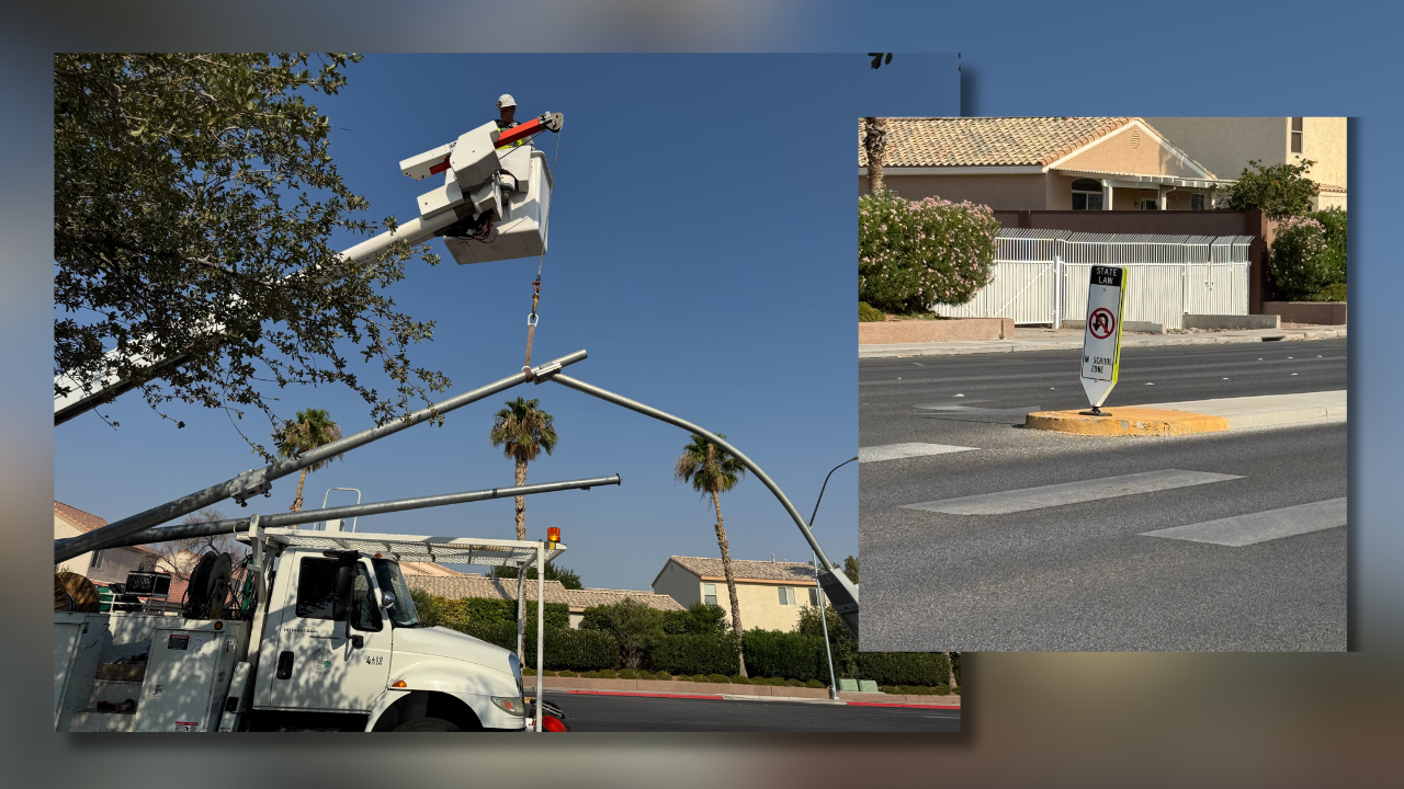 City installs safety improvements outside Arbor View High where student was hit, killed in crosswalk