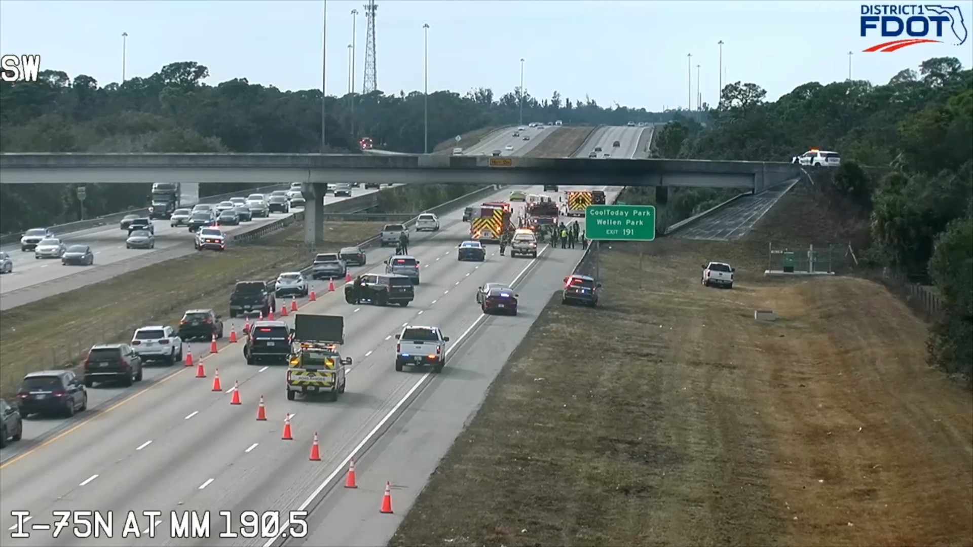 Crash near North River Road