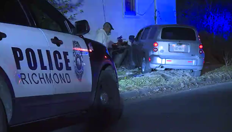 Richmond Northside car crashed into home.png