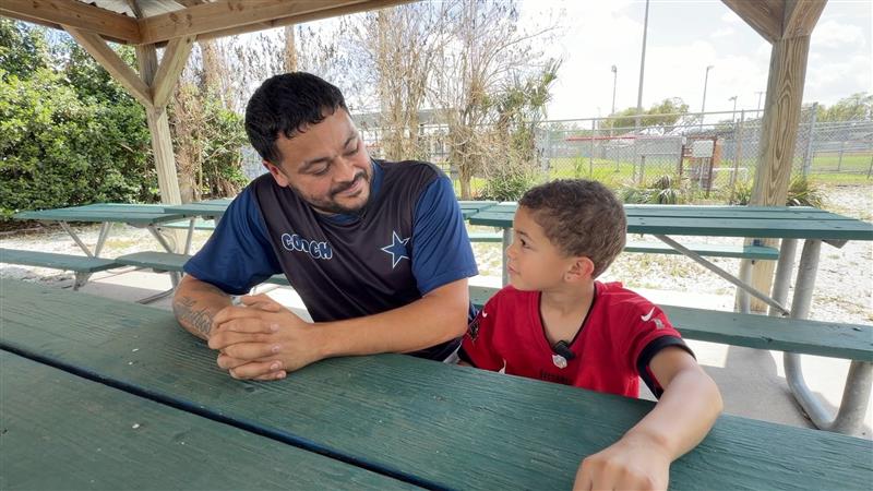 father and son mike evans