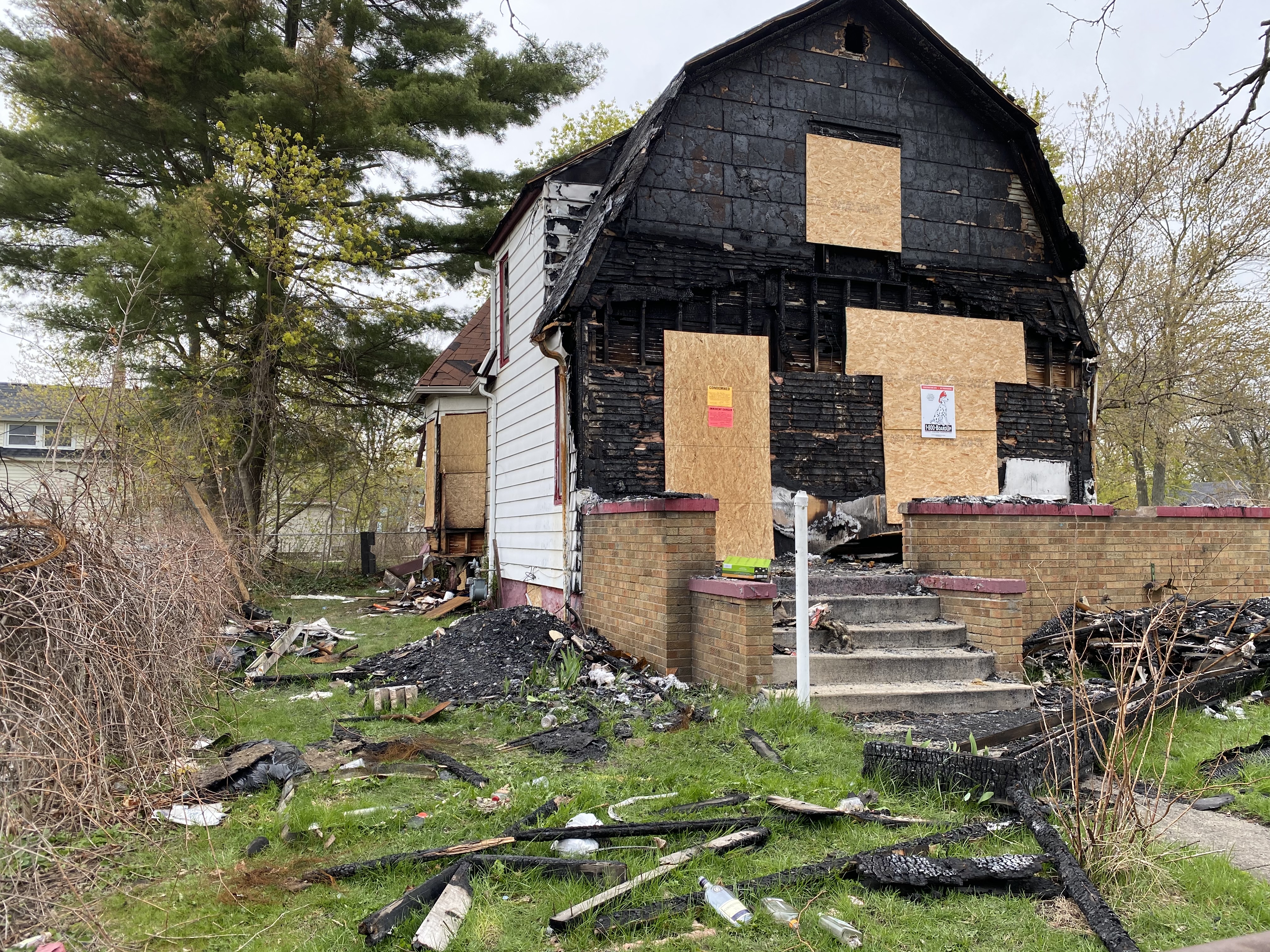 203 Post Avenue in Battle Creek- Fourth and Fifth Fires
