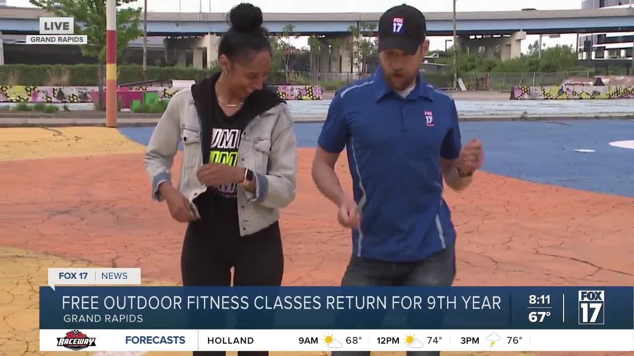 Grand Rapids Free Outdoor Fitness Classes Start
