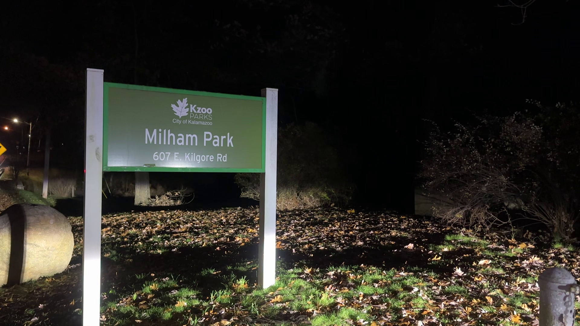 Milham Park Sign