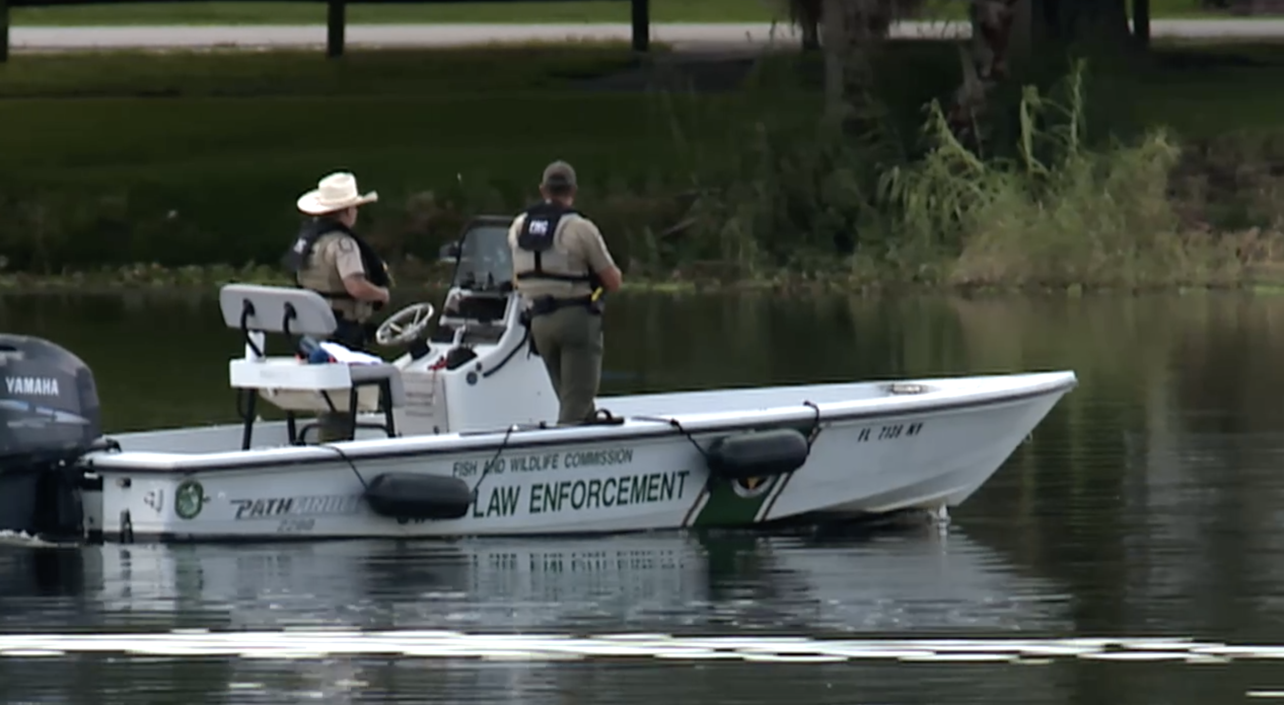 The Palm Beach County Sheriff's Office and the Florida Fish and Wildlife Commission are searching Lake Osborne in Palm Beach County for a missing person who may have been ejected from a wave runner. 