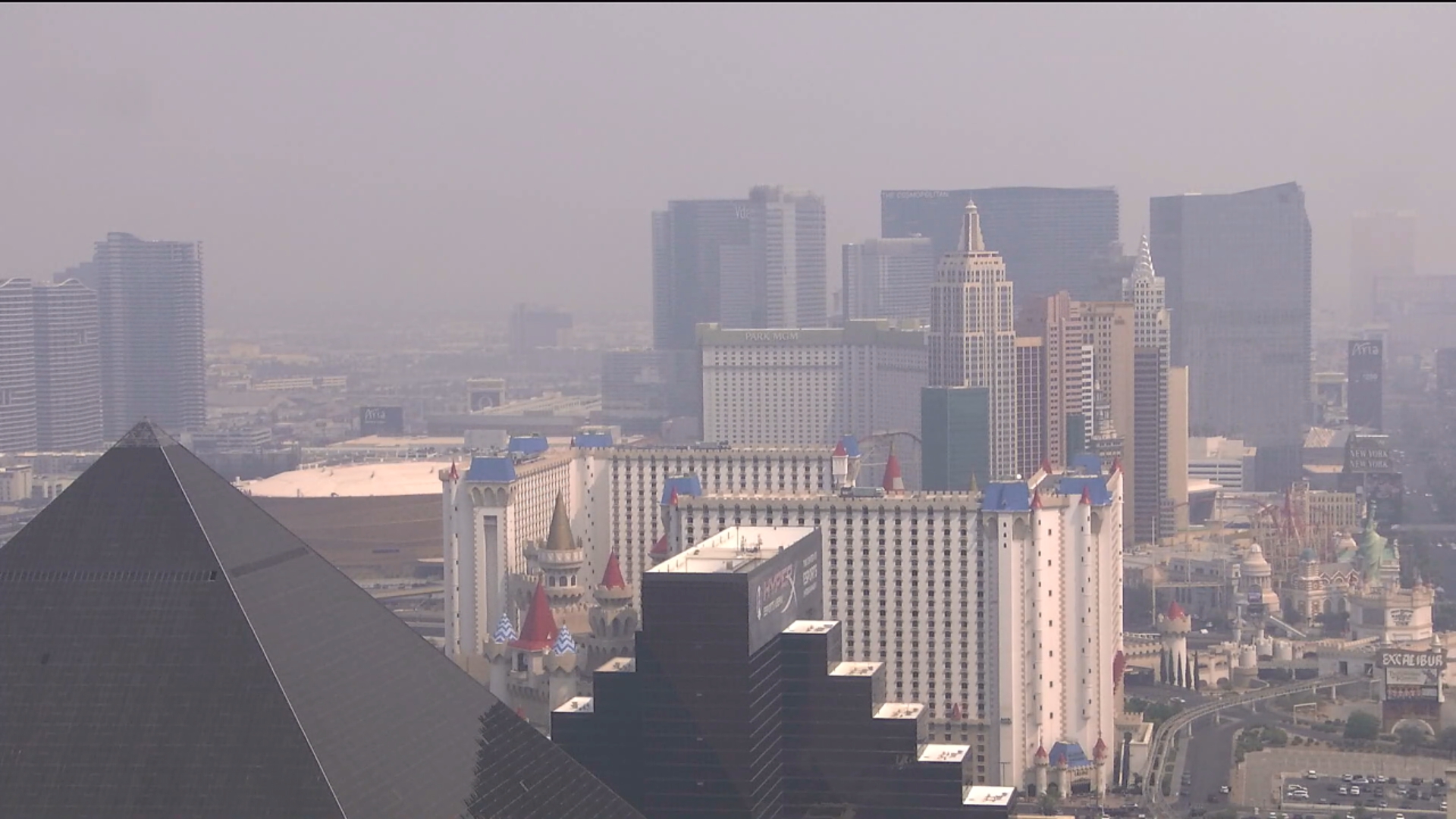 What should I know about this haze over the Las Vegas valley?