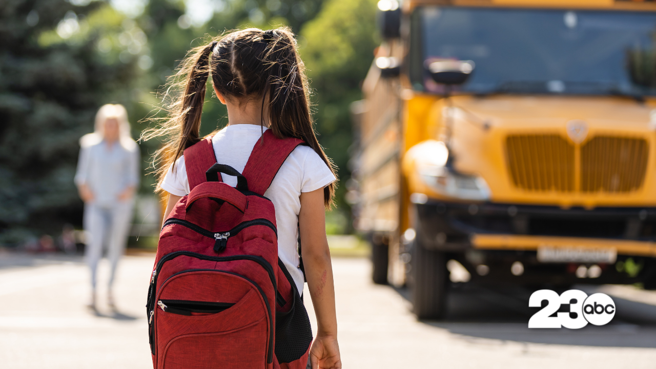 Student waits for school bus (FILE)