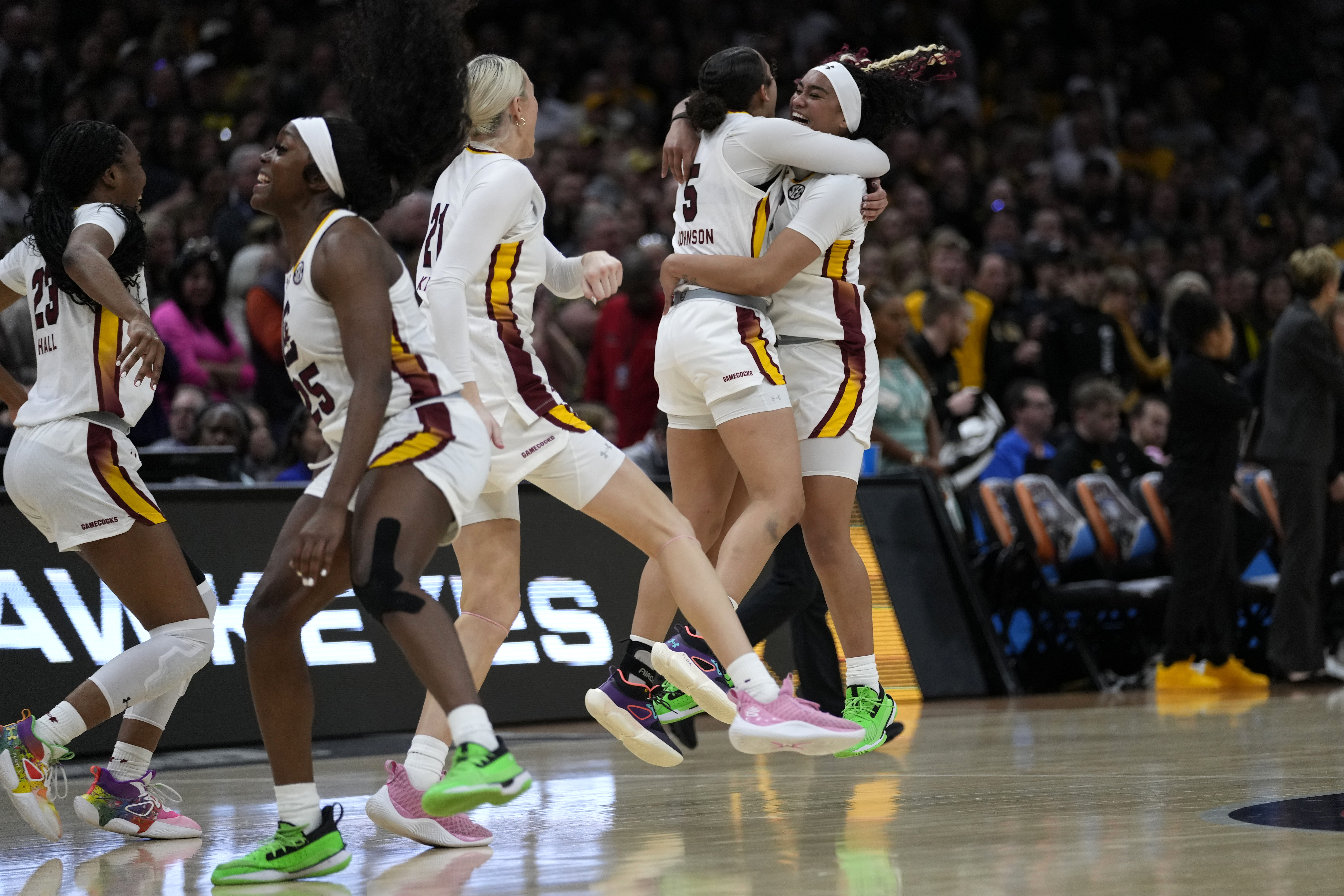 NCAA Iowa South Carolina Basketball