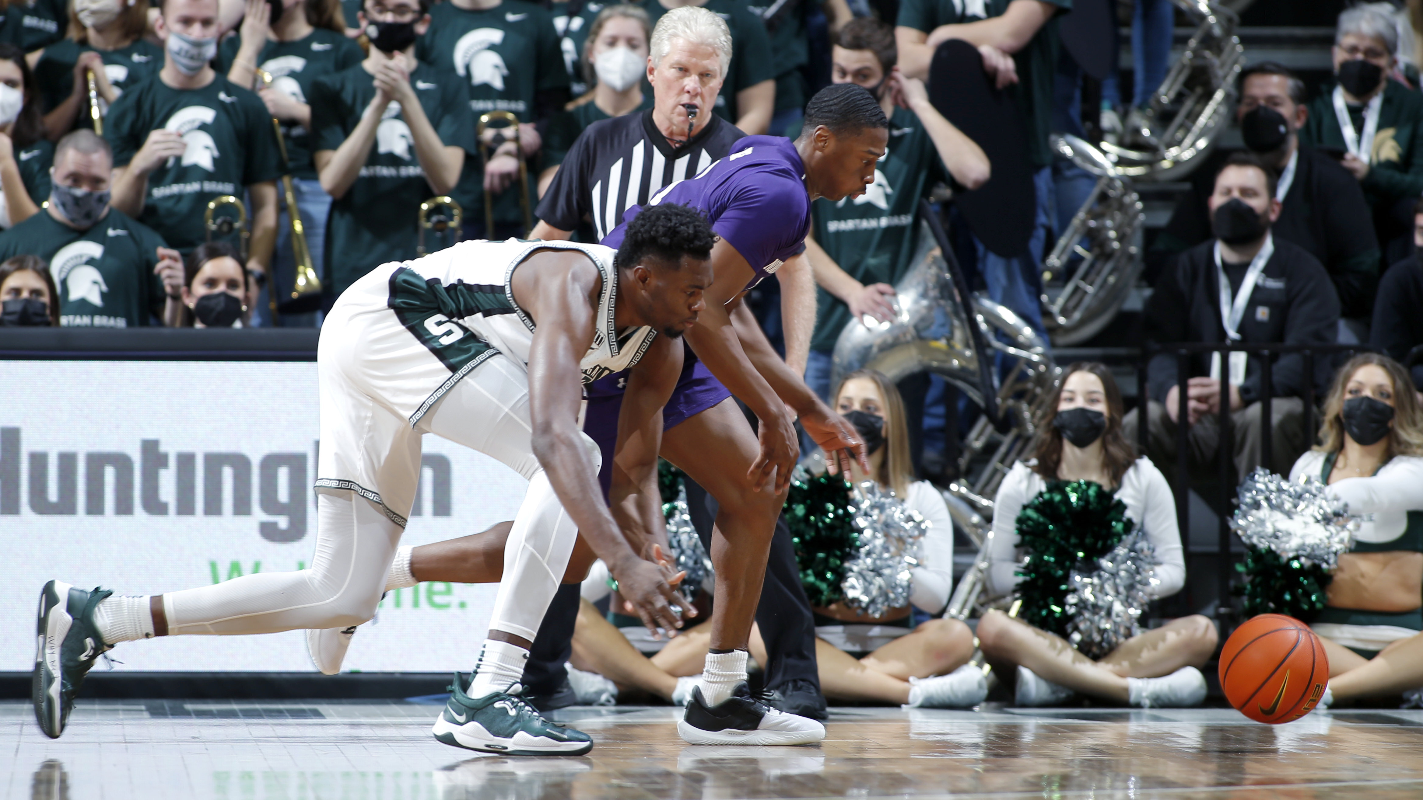Chase Audige, Julius Marble Northwestern Michigan State Basketball