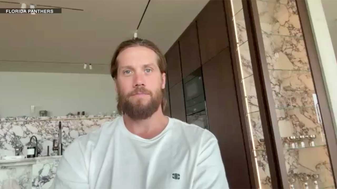 Jacob Markstrom, who was recently acquired from the New Jersey Devils, spoke to the media on July 2, 2026, for the first time since being traded to the team.