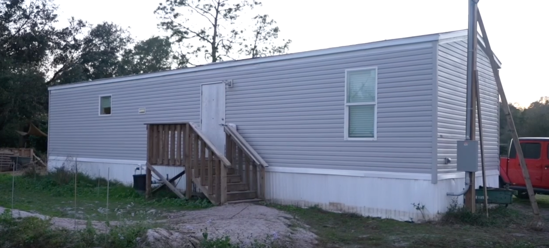 FEMA TRAILER ALMOST TAKEN BACK
