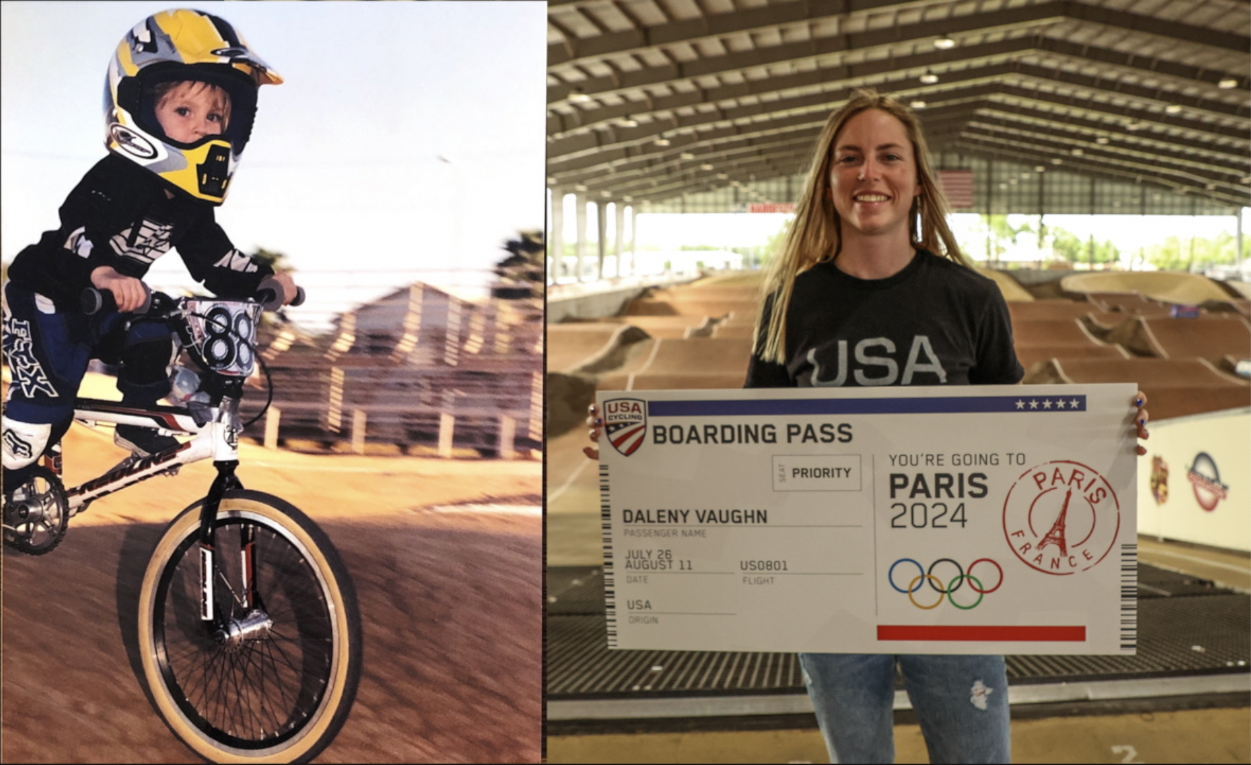 daleny vaughn bmx olympics paris