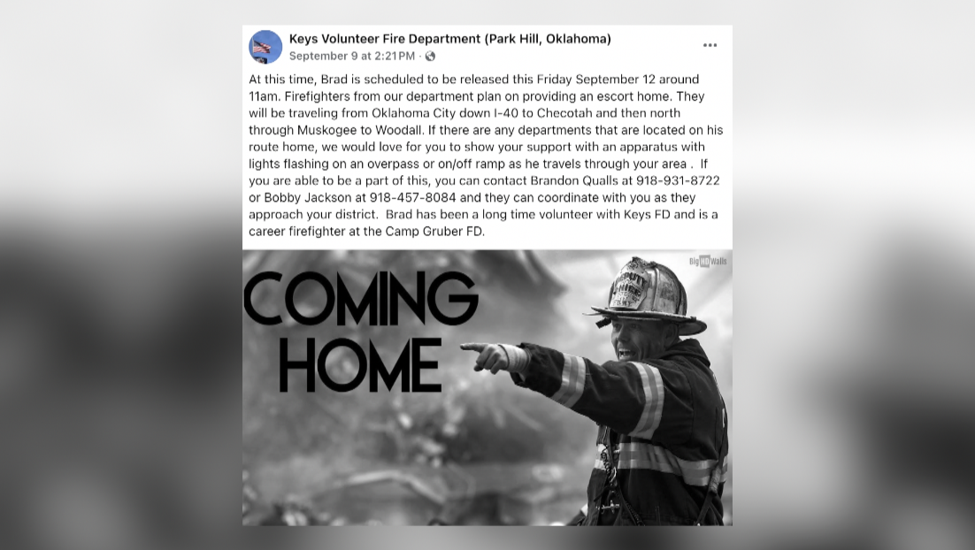 Brad coming home